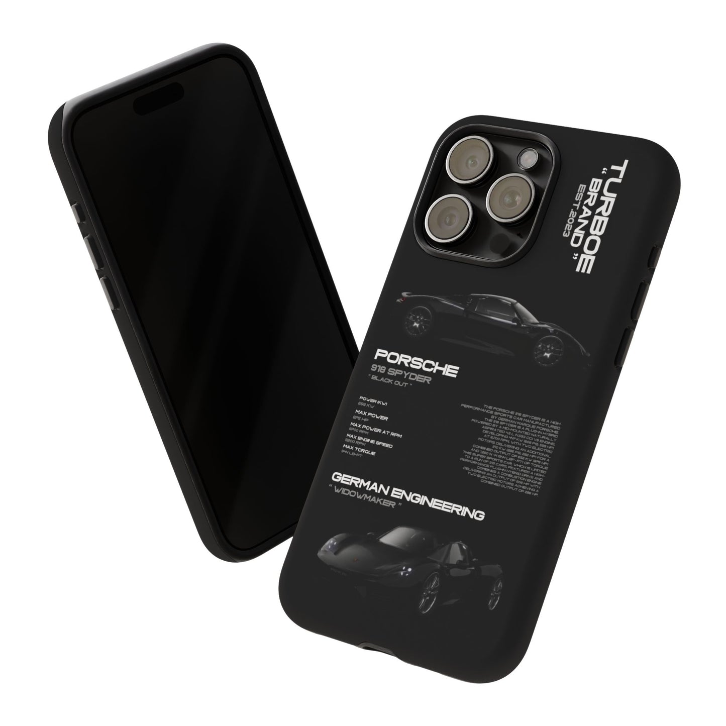 TURBOE PORSCHE SPYDER 918 PHONE CASES