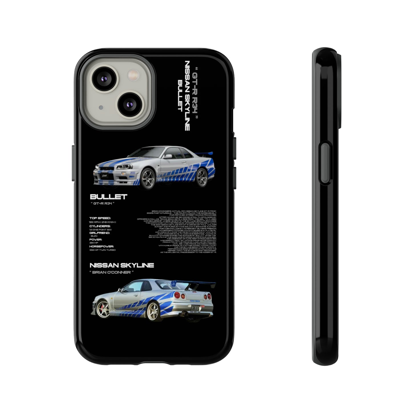 TURBOE BULLIT NISSAN GTR R34 PHONE CASES