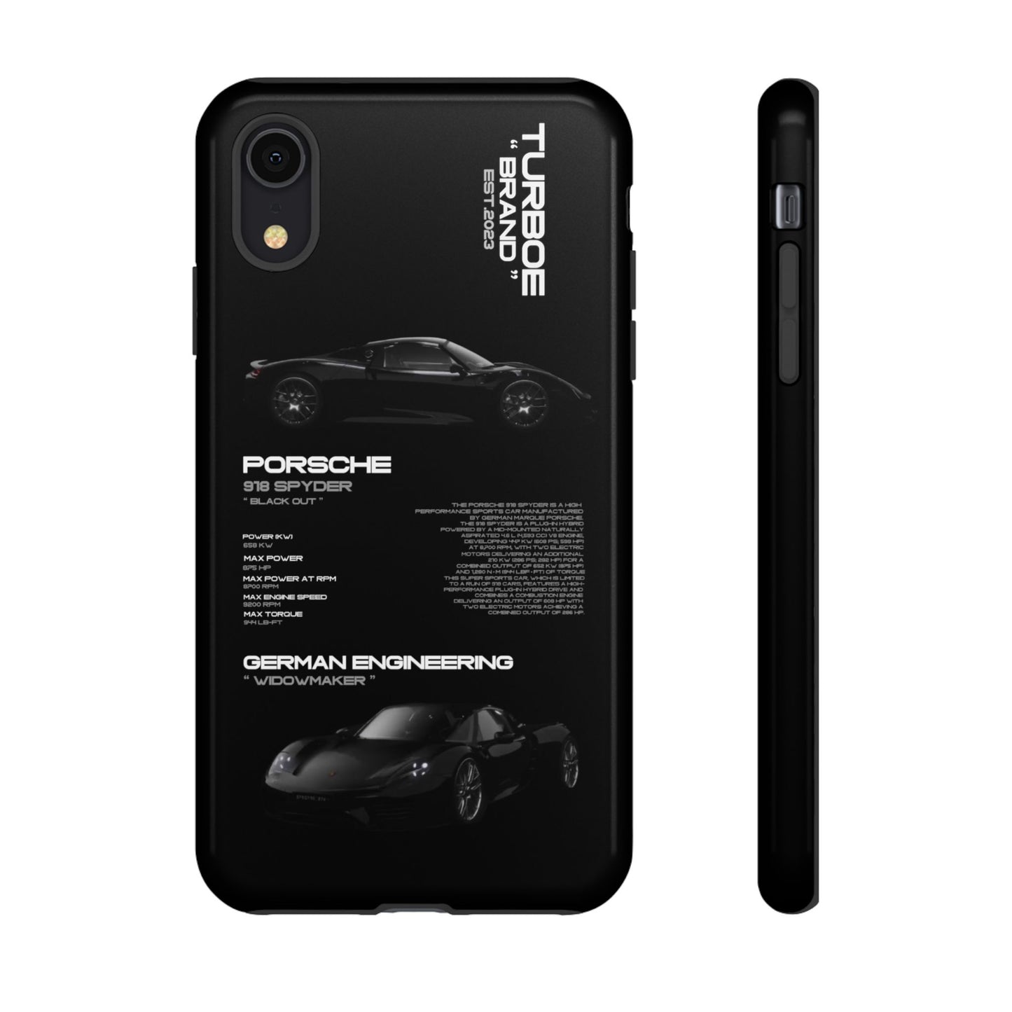 TURBOE PORSCHE SPYDER 918 PHONE CASES