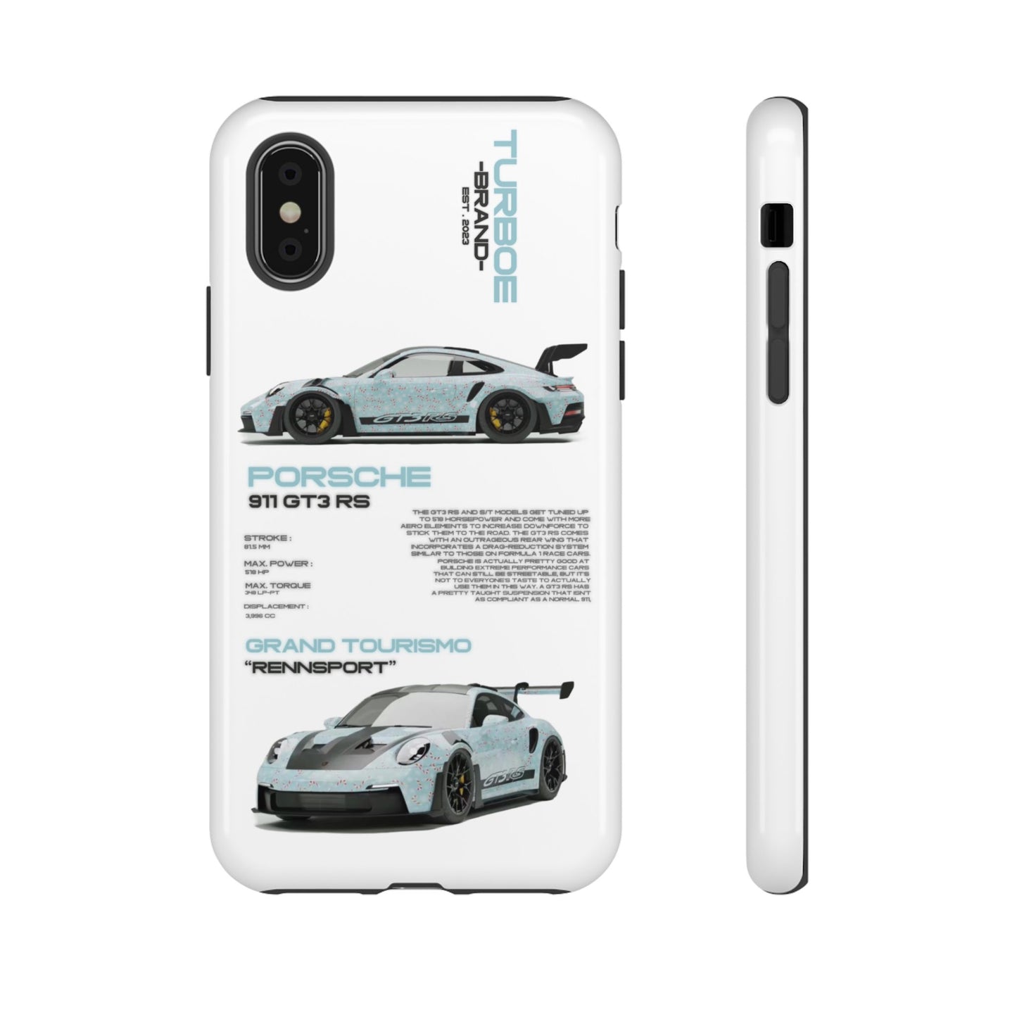 TURBOE PORSCHE GT3 RS PHONE CASES