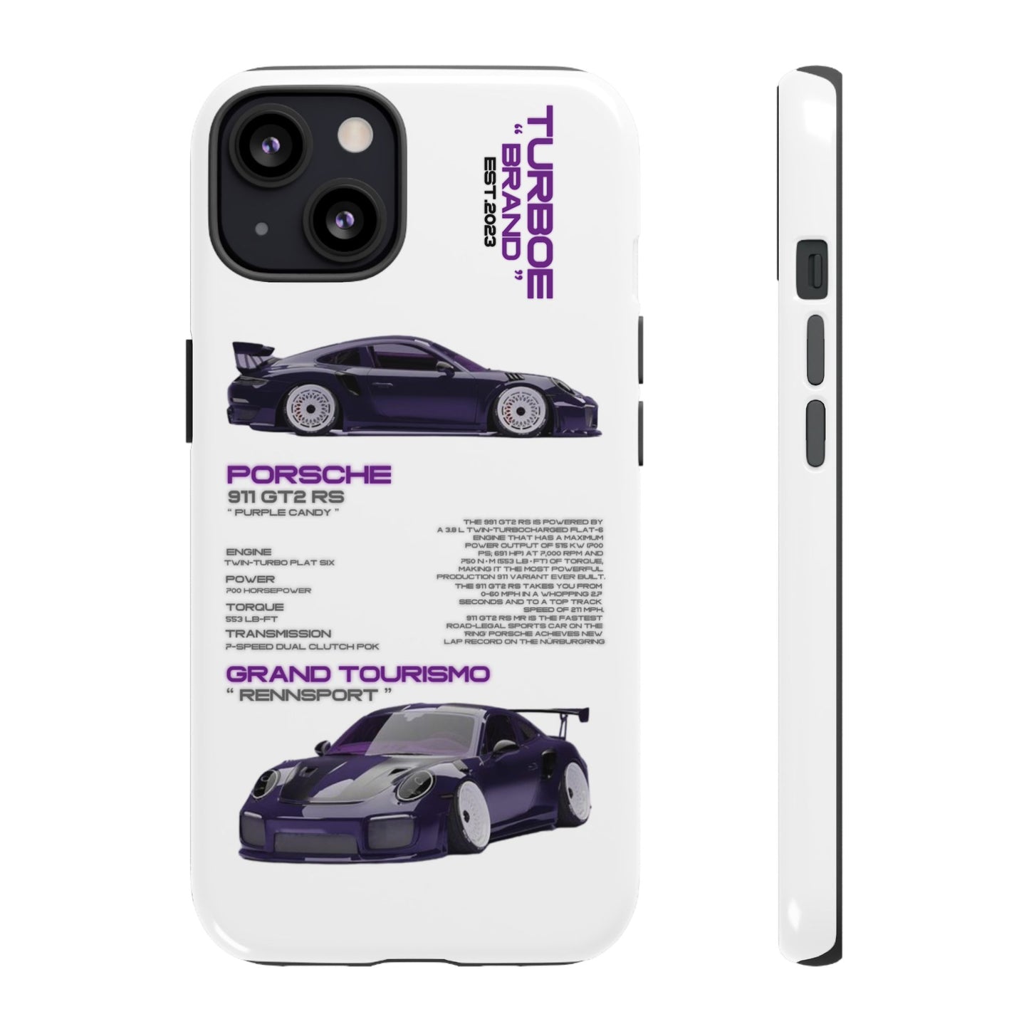 TURBOE PORSCHE GT2 RS PHONE CASES