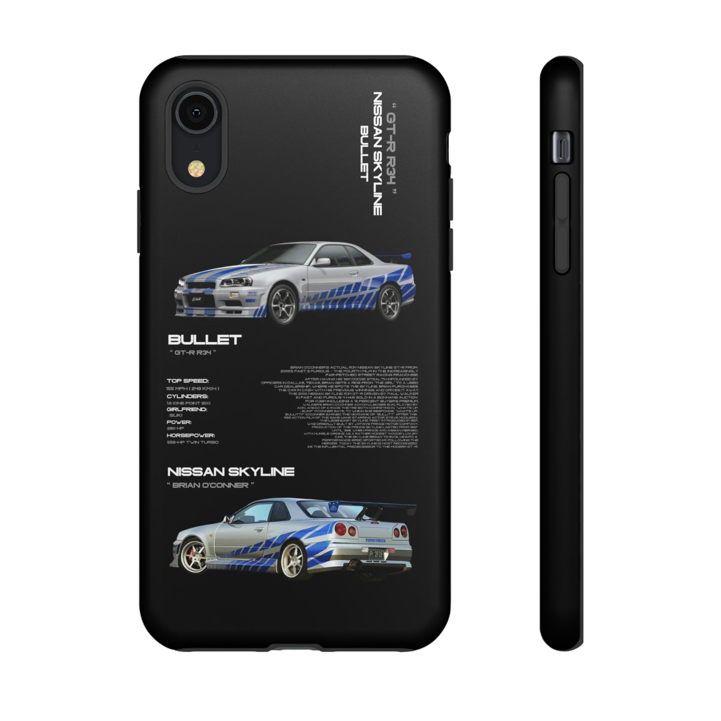 TURBOE BULLIT NISSAN GTR R34 PHONE CASES