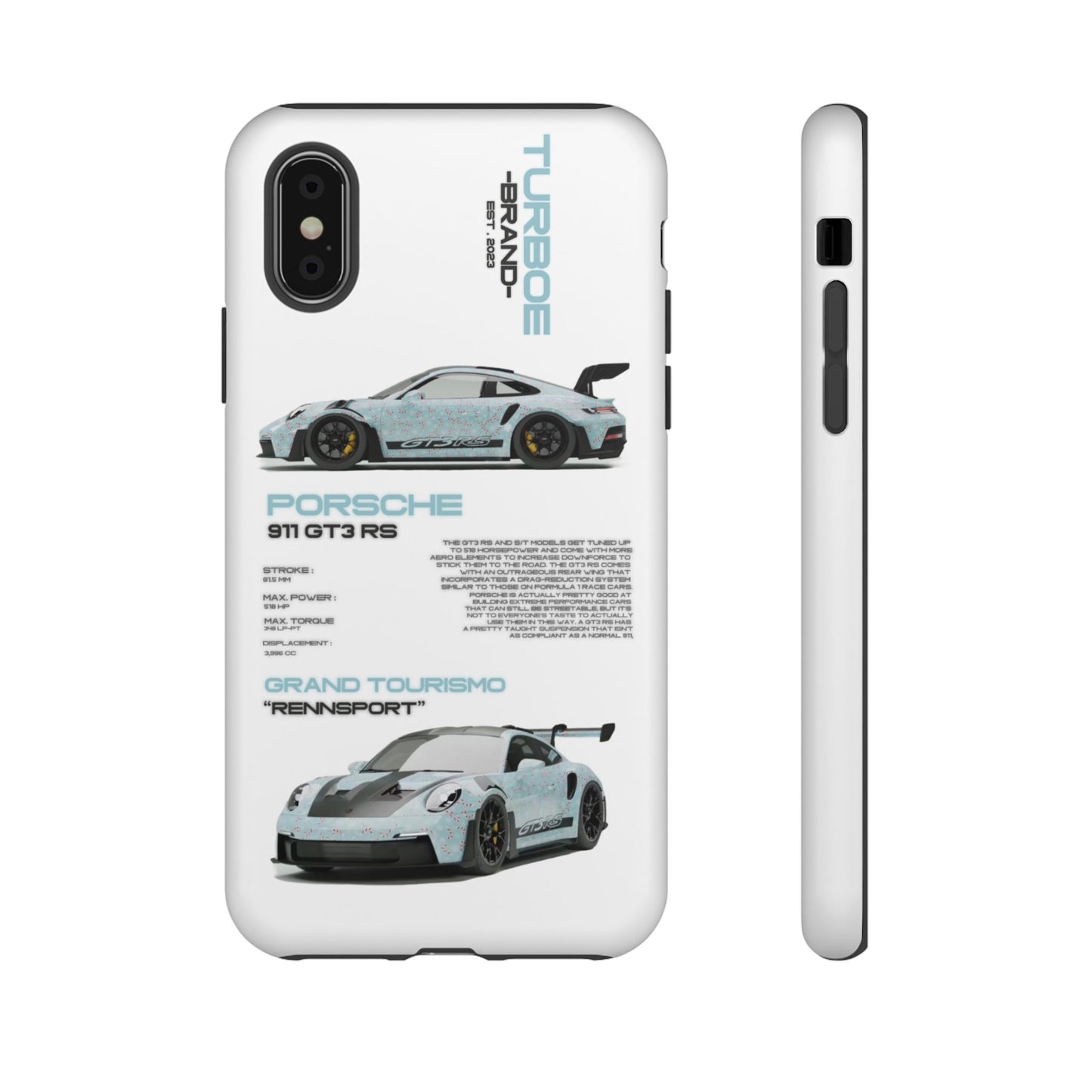 TURBOE PORSCHE GT3 RS PHONE CASES