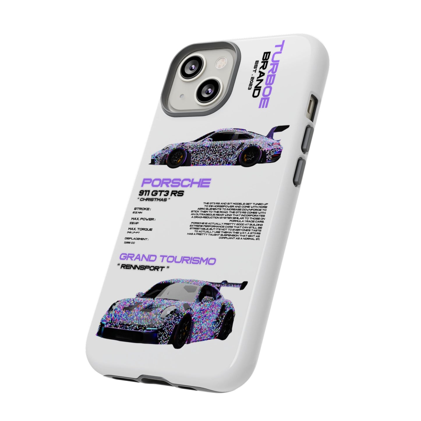 CHRISTMAS PORSCHE GT3 RS PHONE CASES