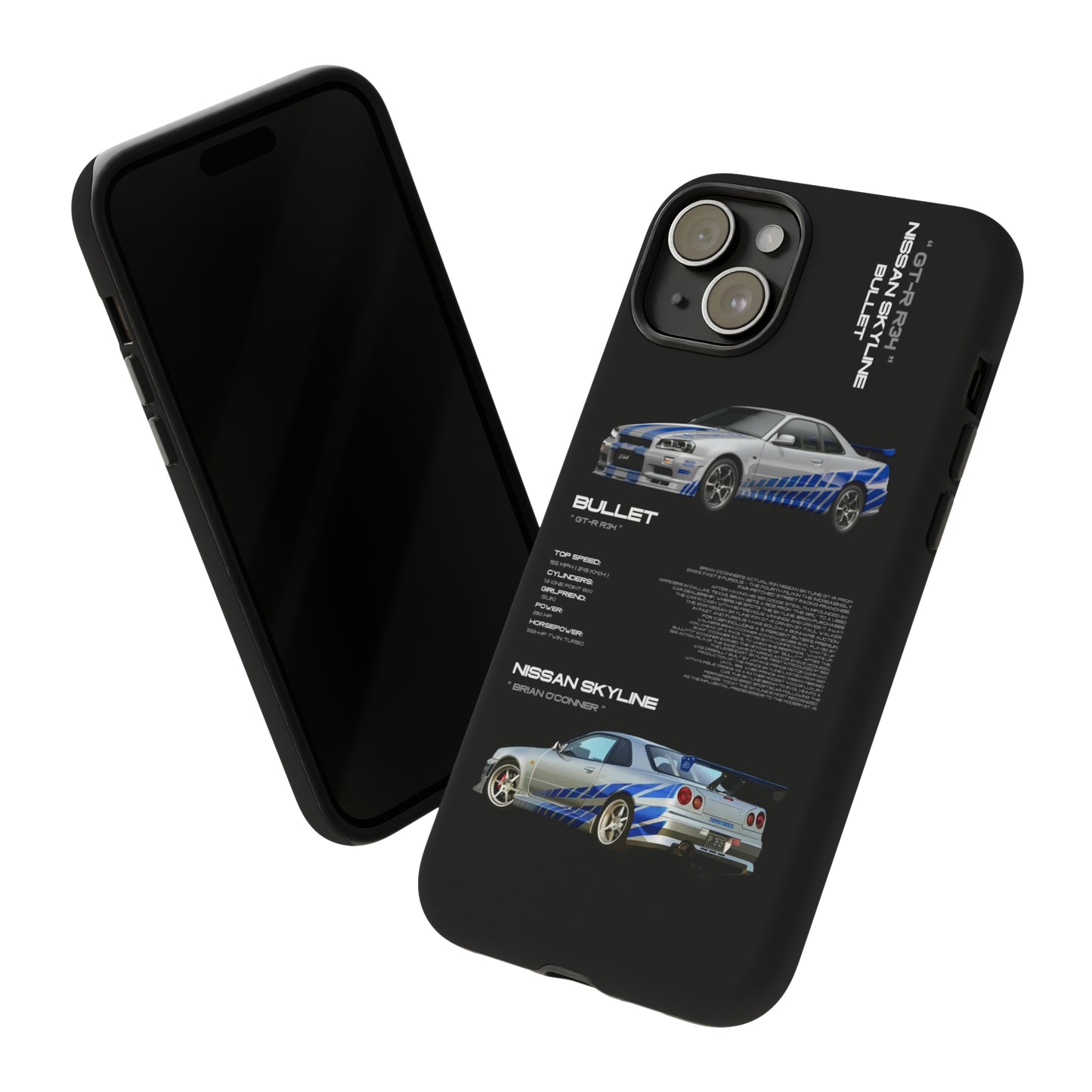 TURBOE BULLIT NISSAN GTR R34 PHONE CASES
