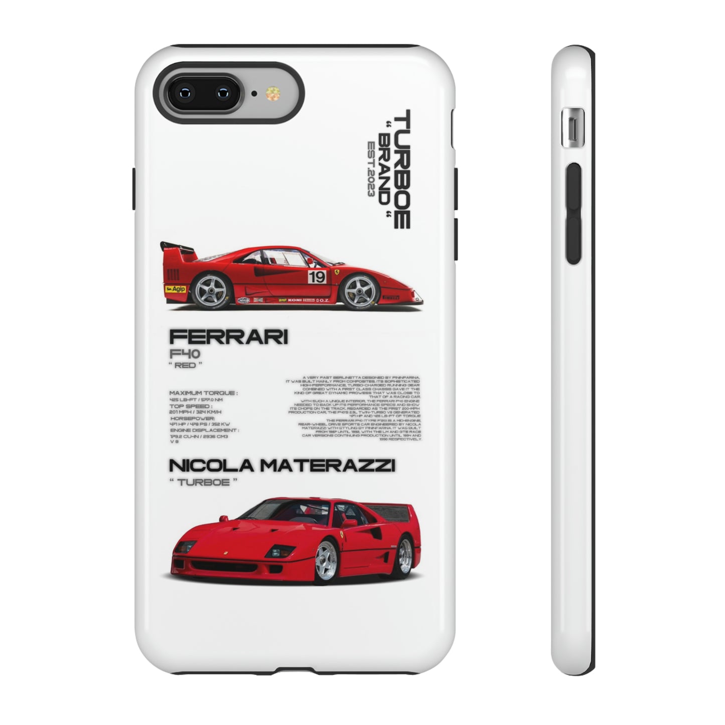 TURBOE FERRARI F40 PHONE CASES