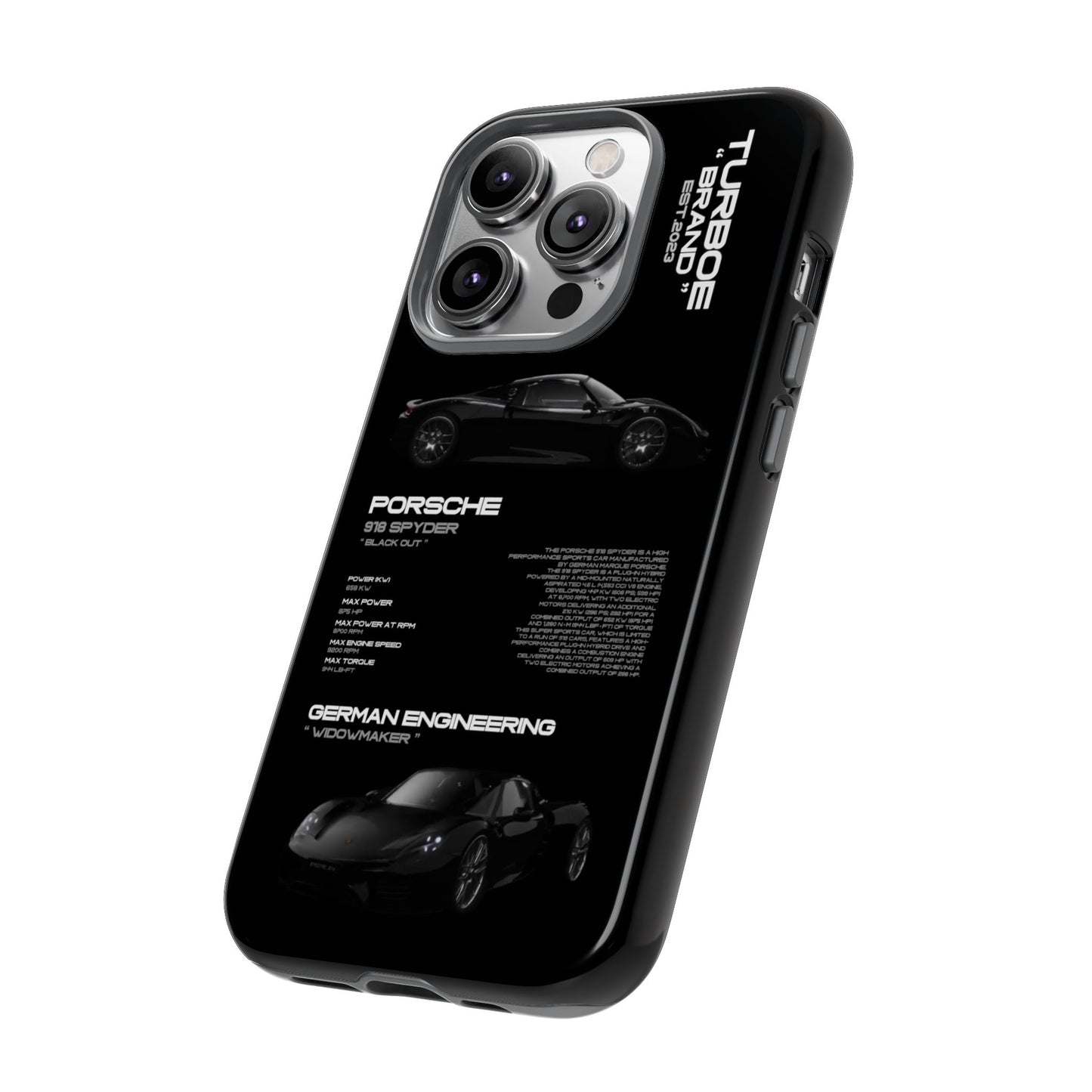 TURBOE PORSCHE SPYDER 918 PHONE CASES