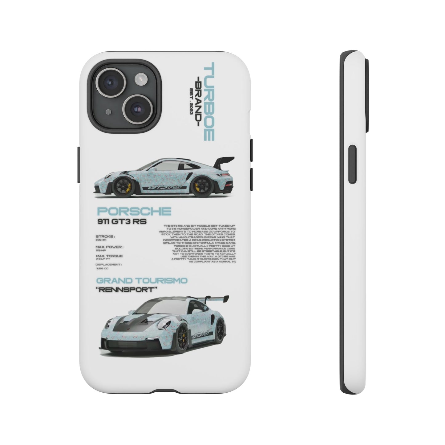 TURBOE PORSCHE GT3 RS PHONE CASES