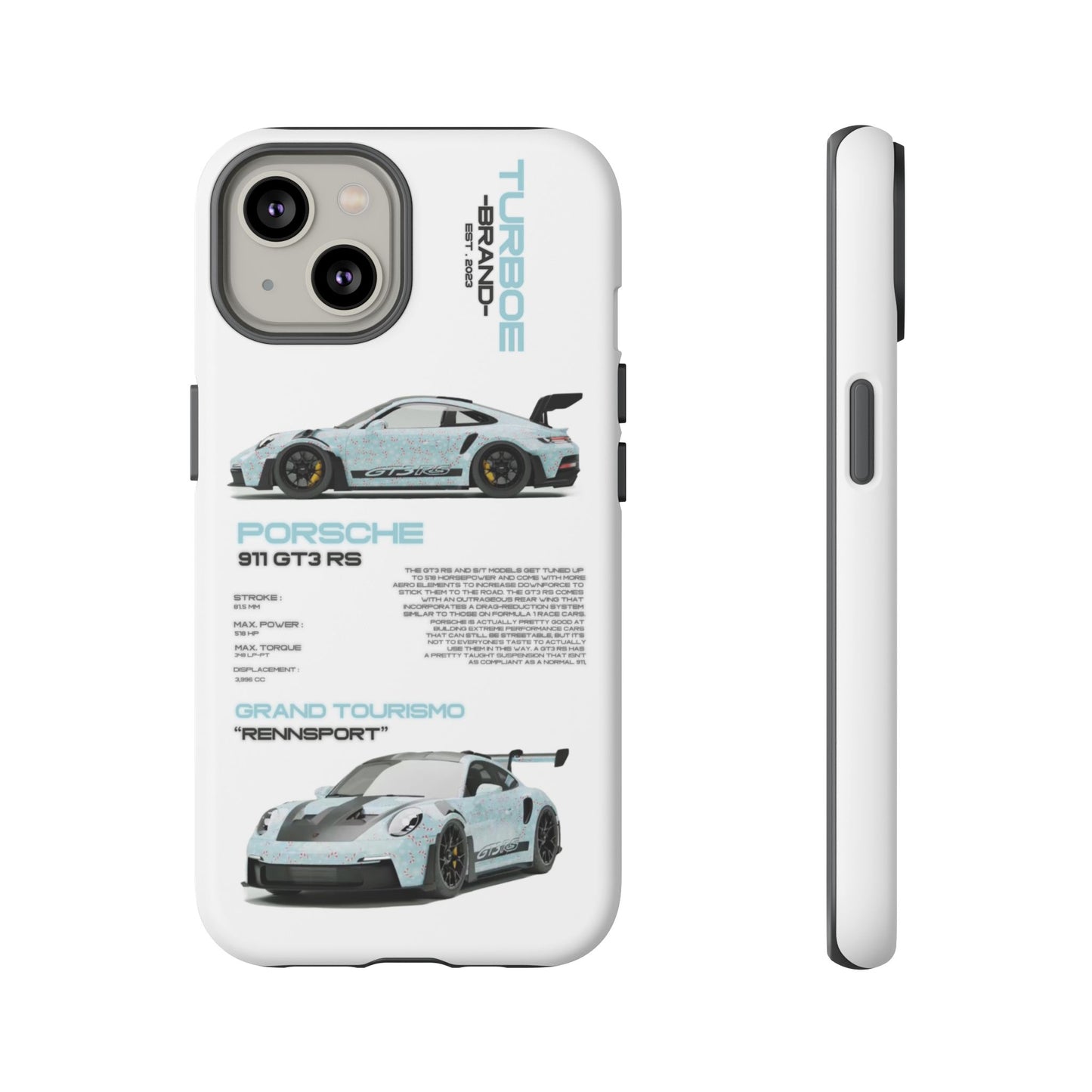 TURBOE PORSCHE GT3 RS PHONE CASES