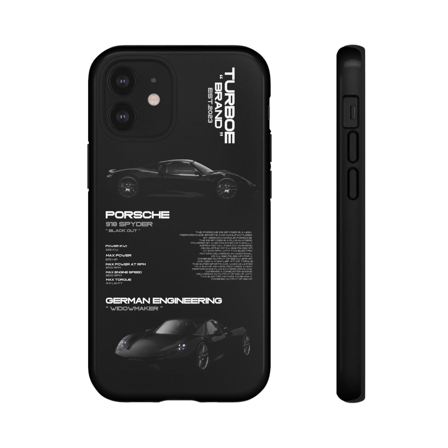 TURBOE PORSCHE SPYDER 918 PHONE CASES