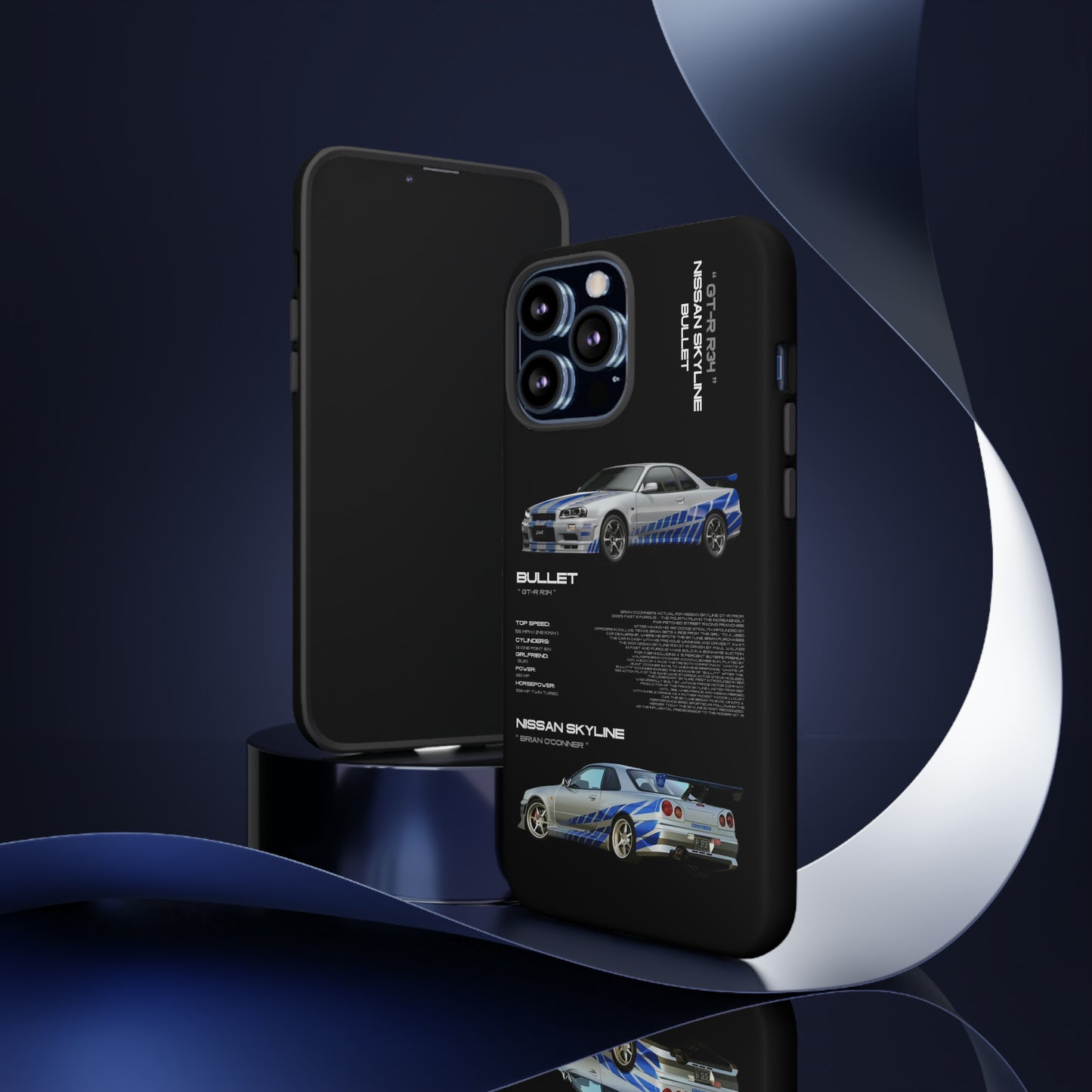 TURBOE BULLIT NISSAN GTR R34 PHONE CASES