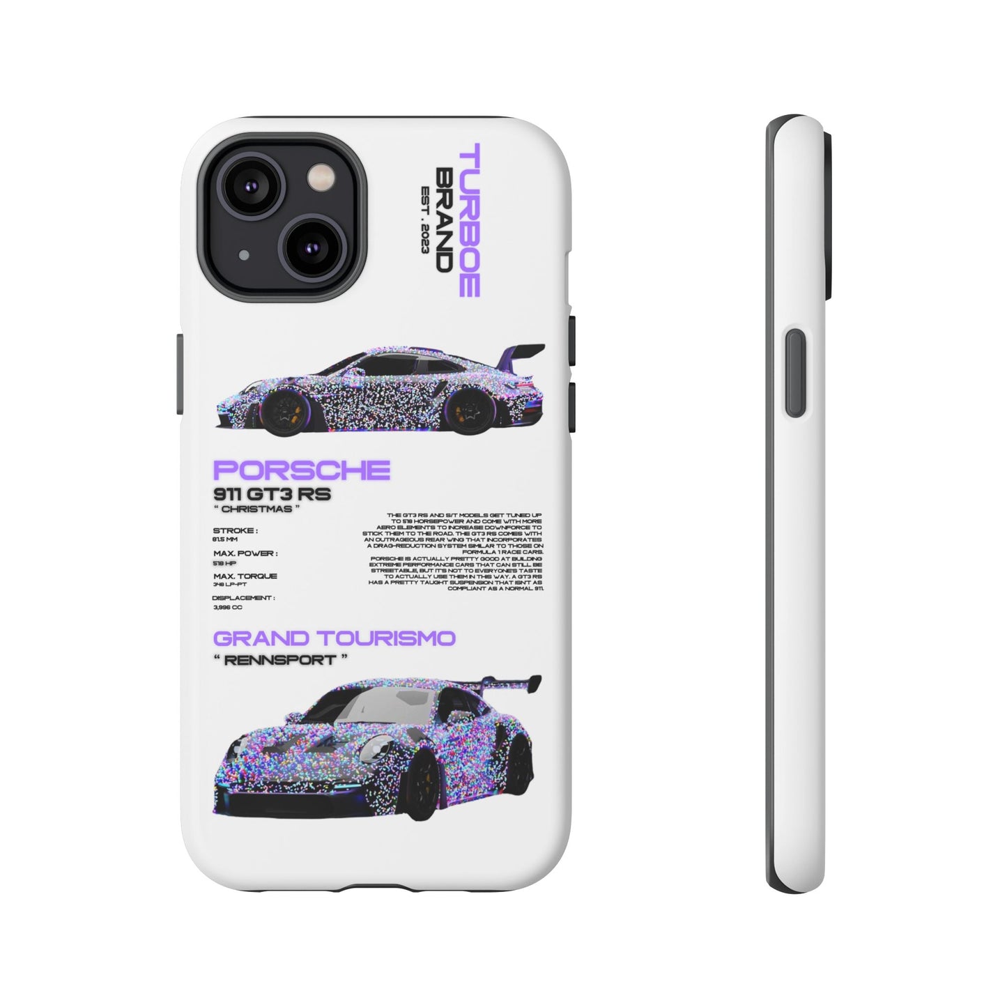 CHRISTMAS PORSCHE GT3 RS PHONE CASES