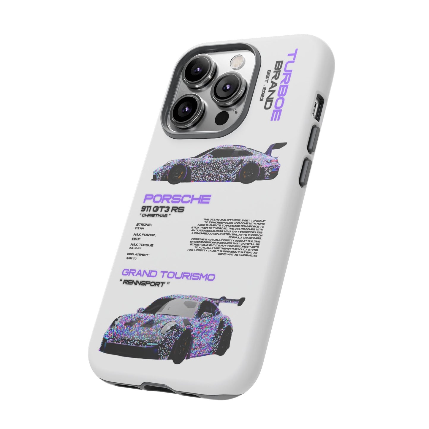 CHRISTMAS PORSCHE GT3 RS PHONE CASES