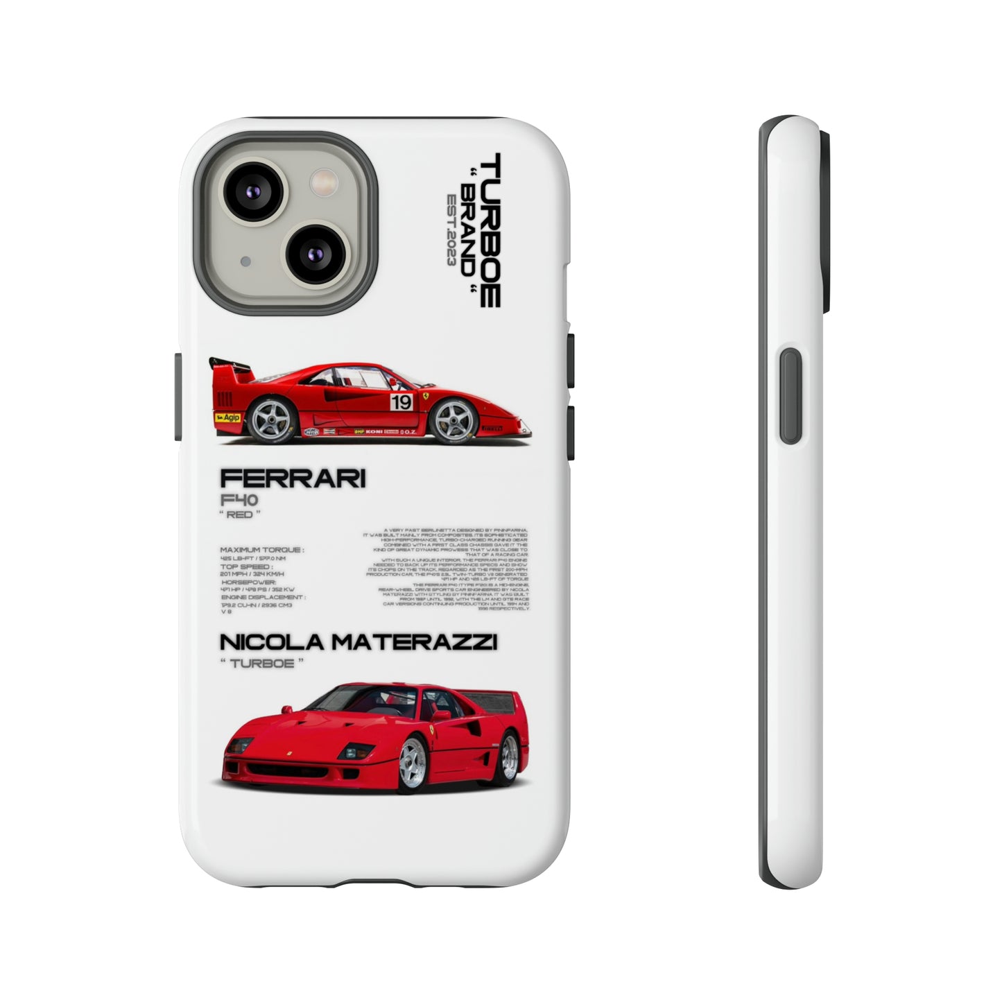 TURBOE FERRARI F40 PHONE CASES