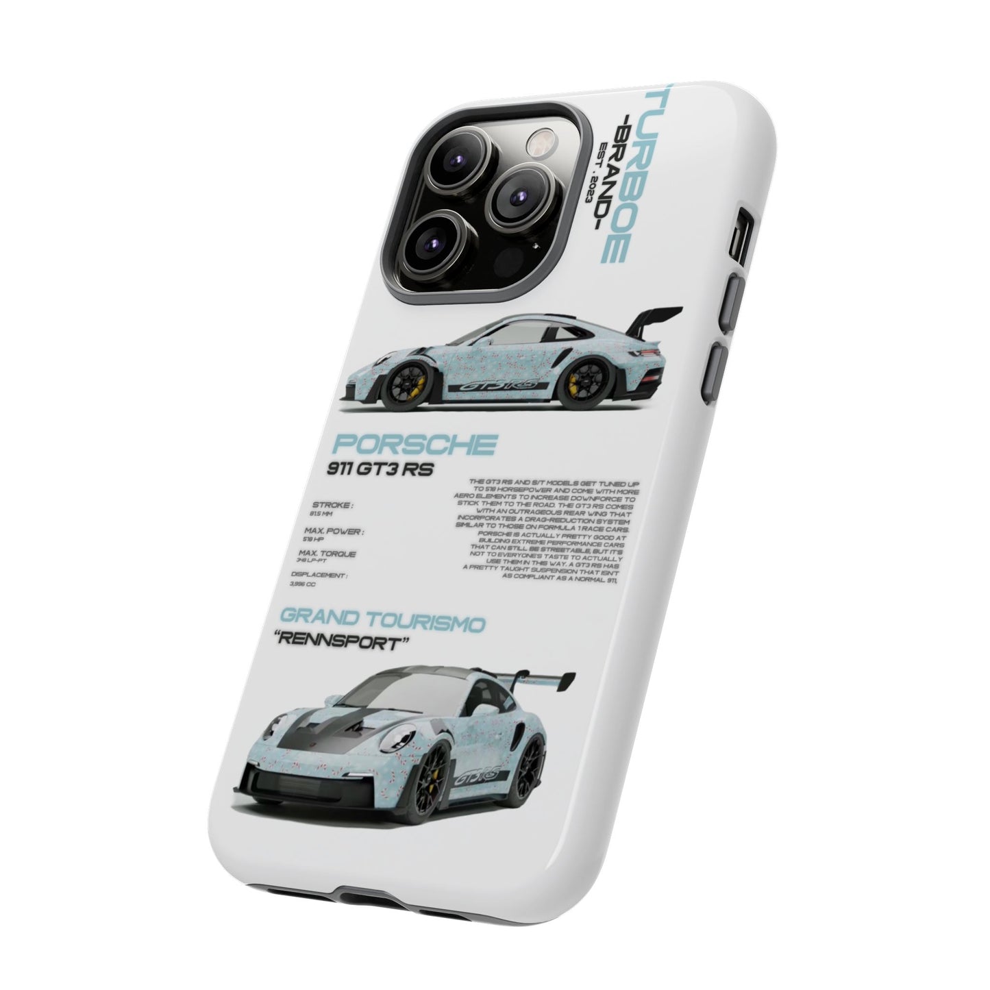 TURBOE PORSCHE GT3 RS PHONE CASES