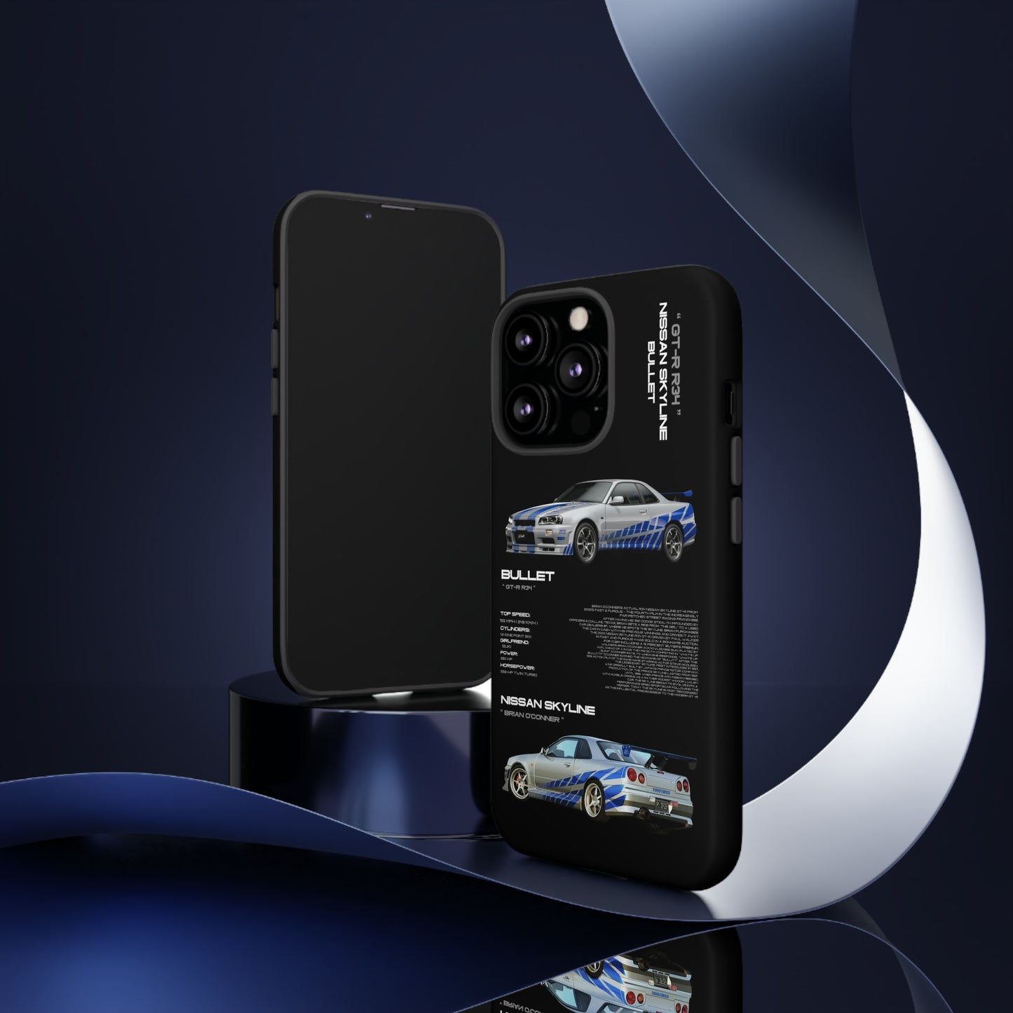 TURBOE BULLIT NISSAN GTR R34 PHONE CASES