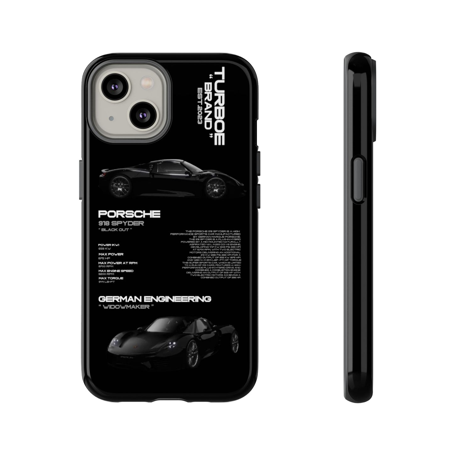 TURBOE PORSCHE SPYDER 918 PHONE CASES