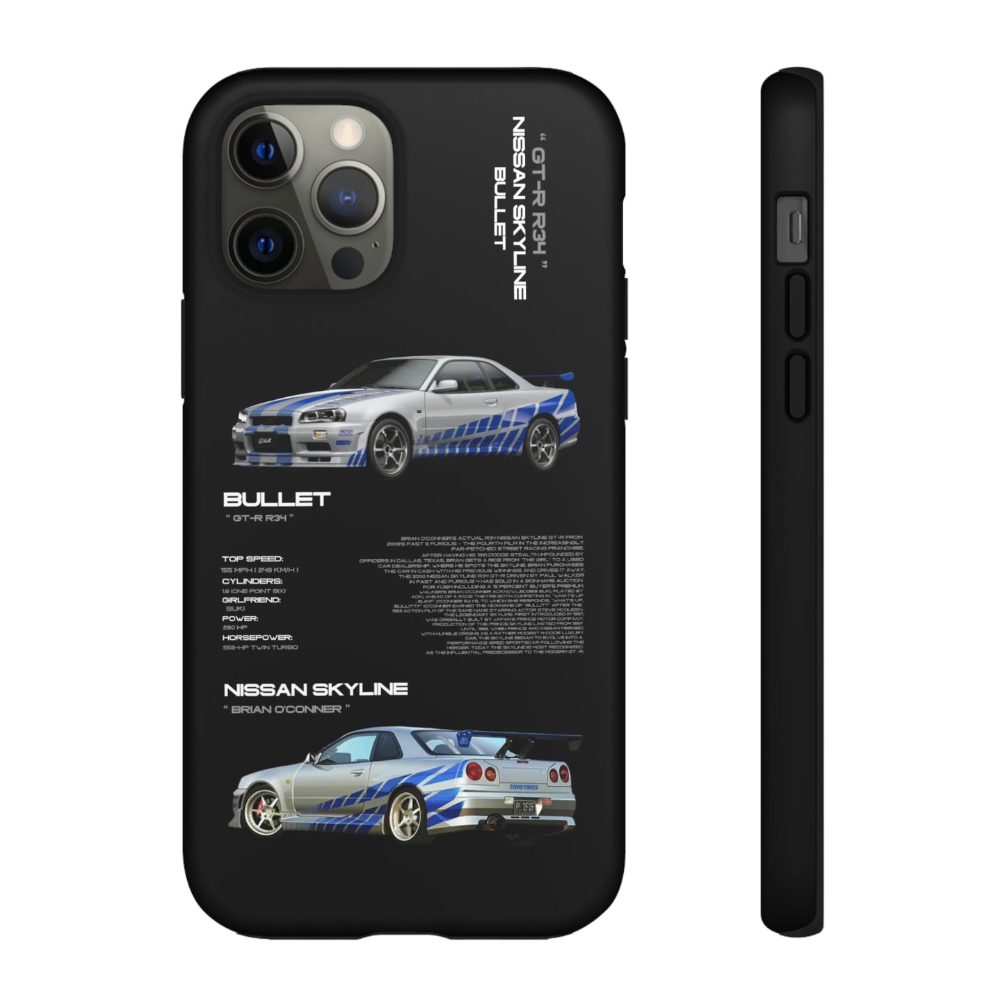 TURBOE BULLIT NISSAN GTR R34 PHONE CASES