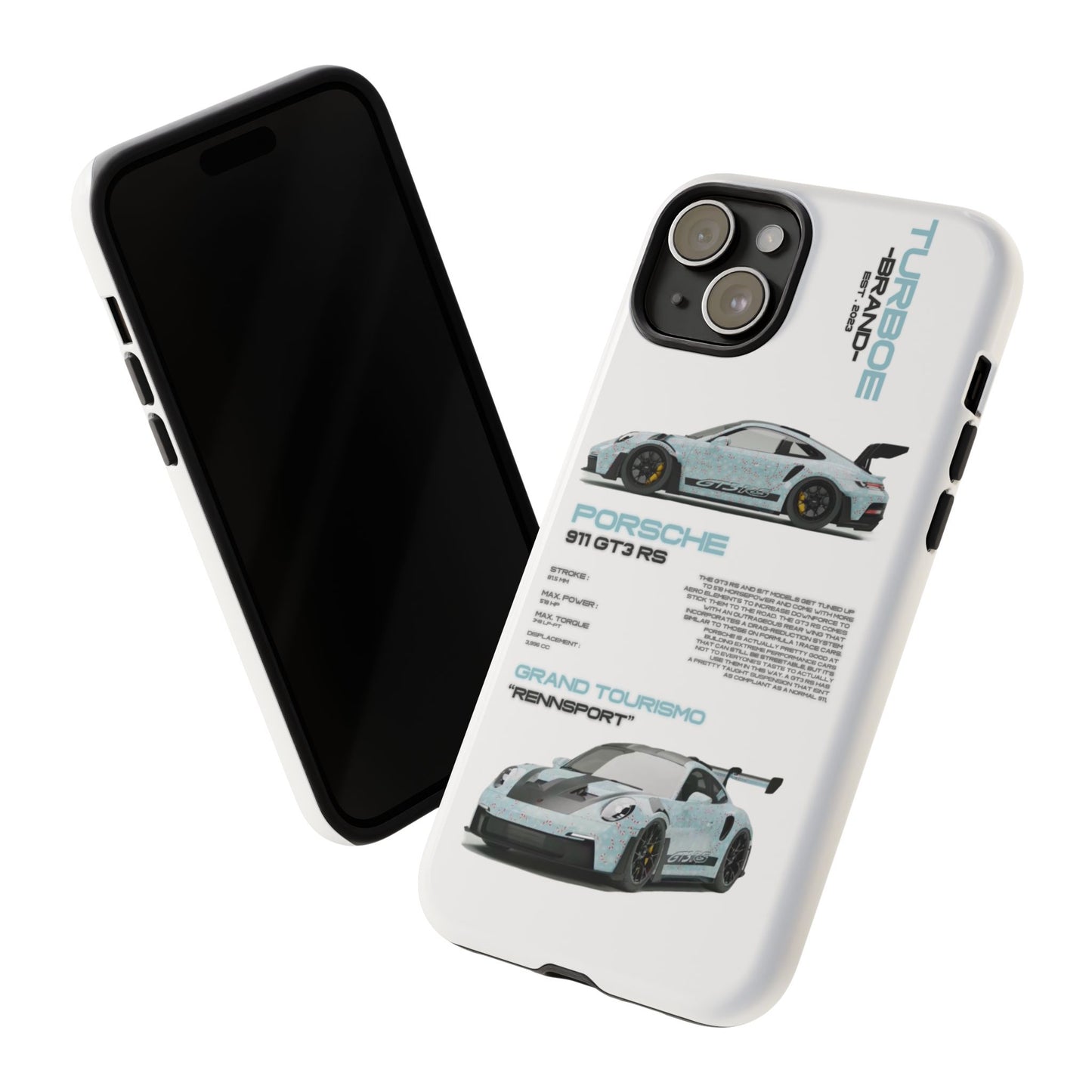 TURBOE PORSCHE GT3 RS PHONE CASES