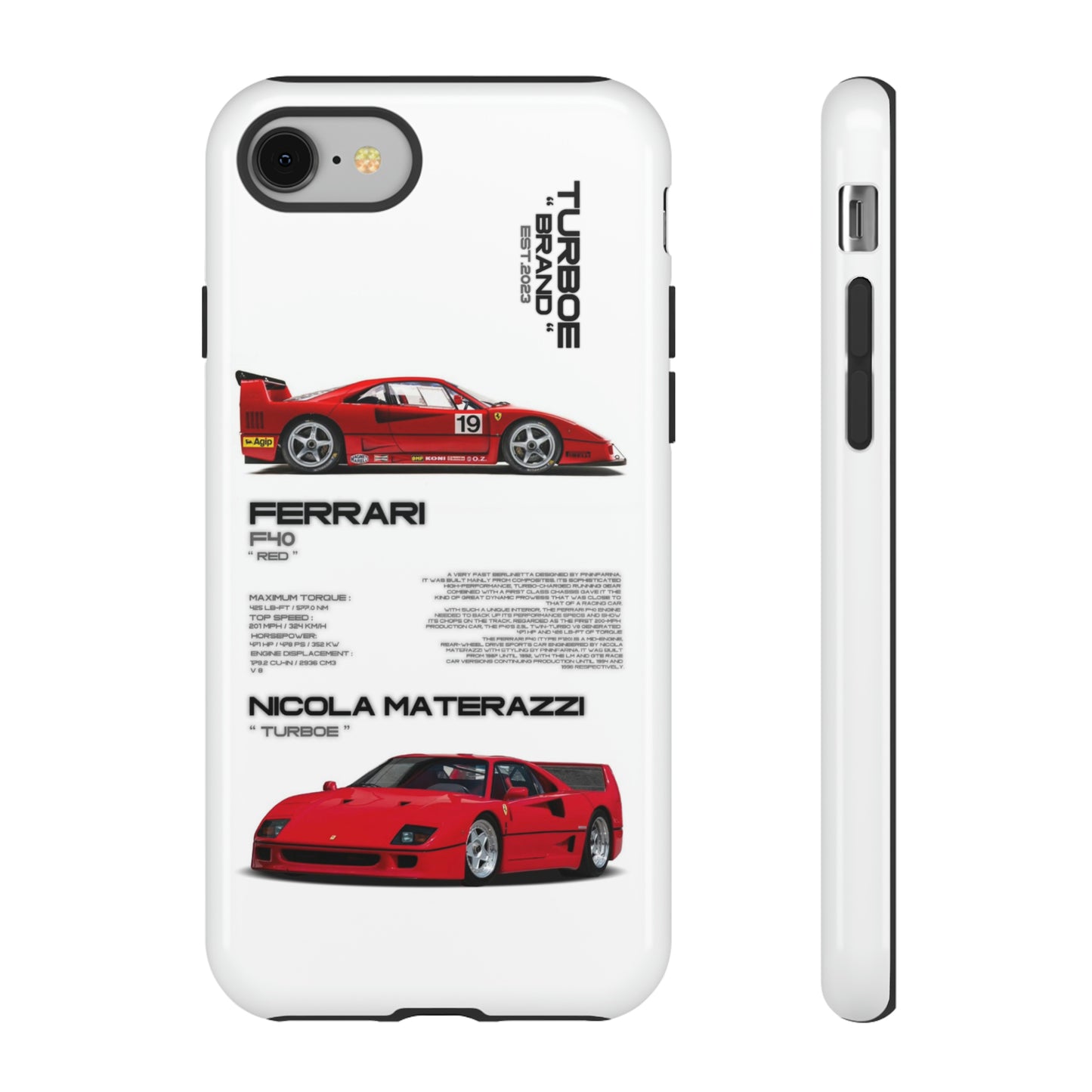 TURBOE FERRARI F40 PHONE CASES