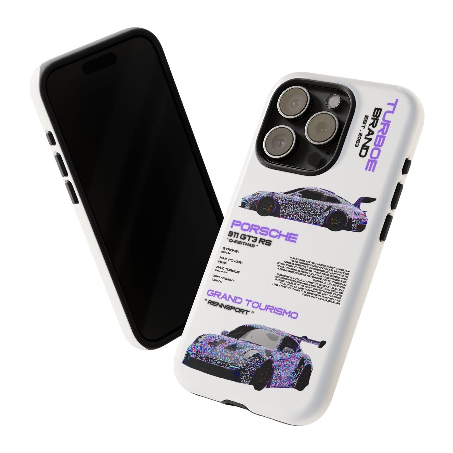 CHRISTMAS PORSCHE GT3 RS PHONE CASES