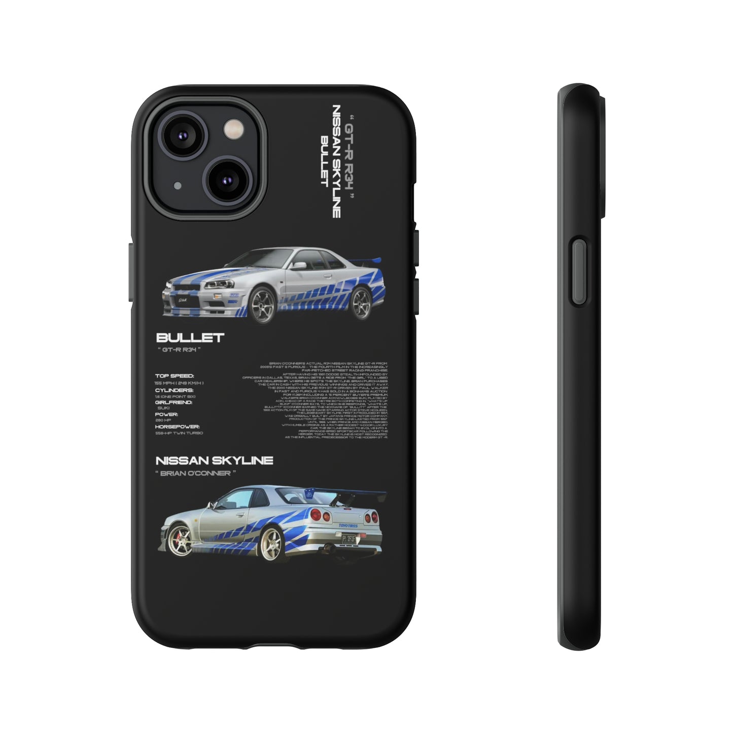 TURBOE BULLIT NISSAN GTR R34 PHONE CASES