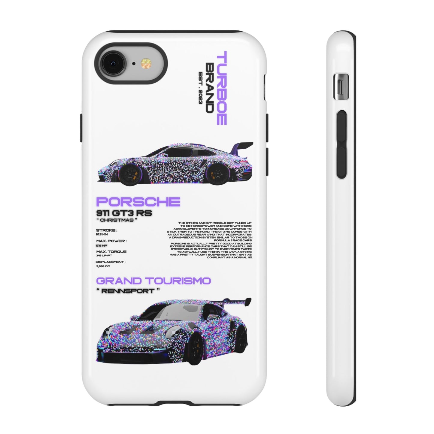 CHRISTMAS PORSCHE GT3 RS PHONE CASES