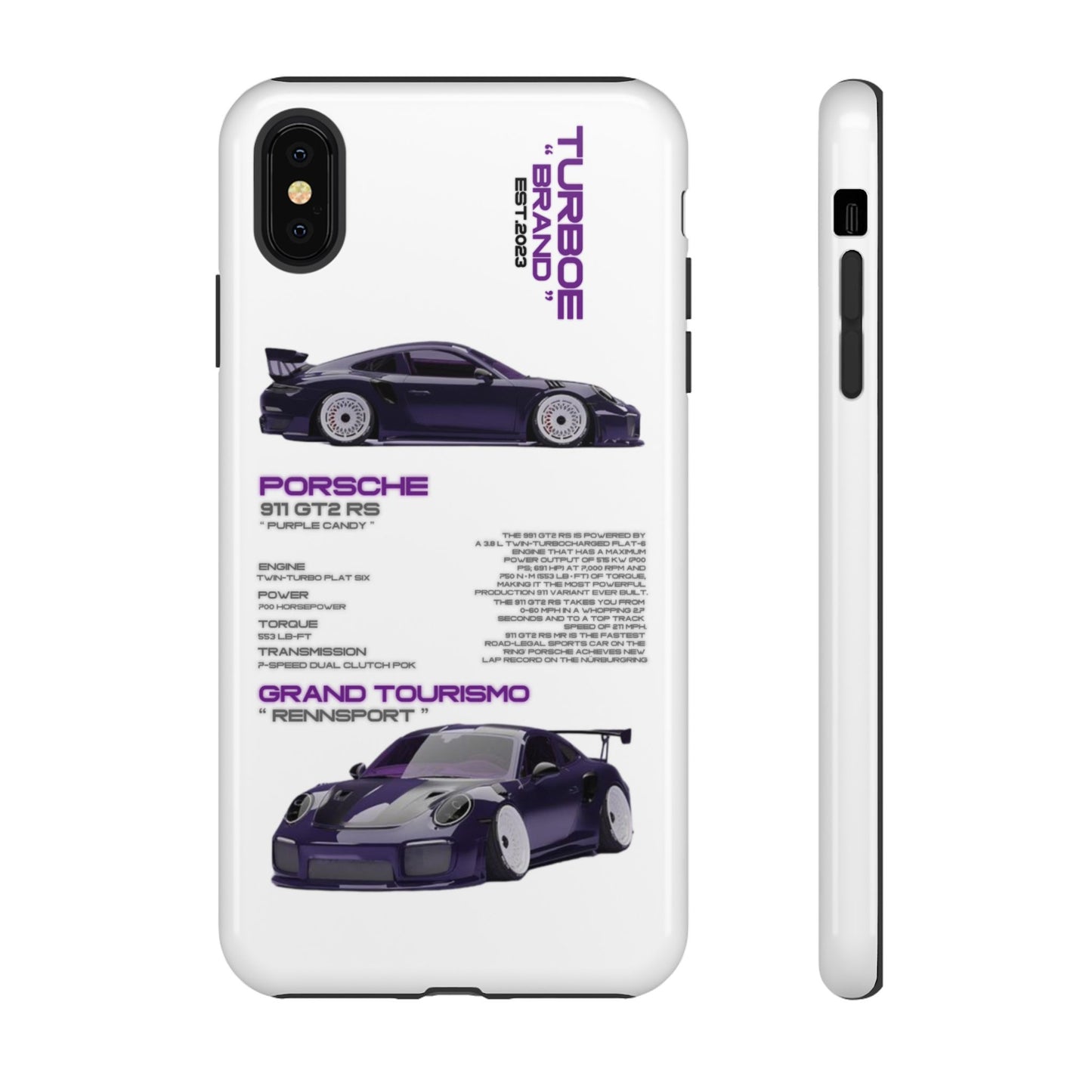 TURBOE PORSCHE GT2 RS PHONE CASES