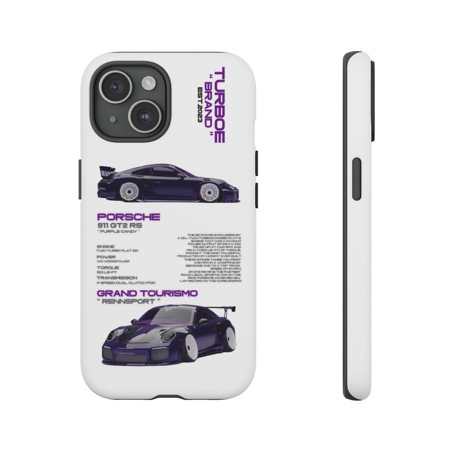 TURBOE PORSCHE GT2 RS PHONE CASES