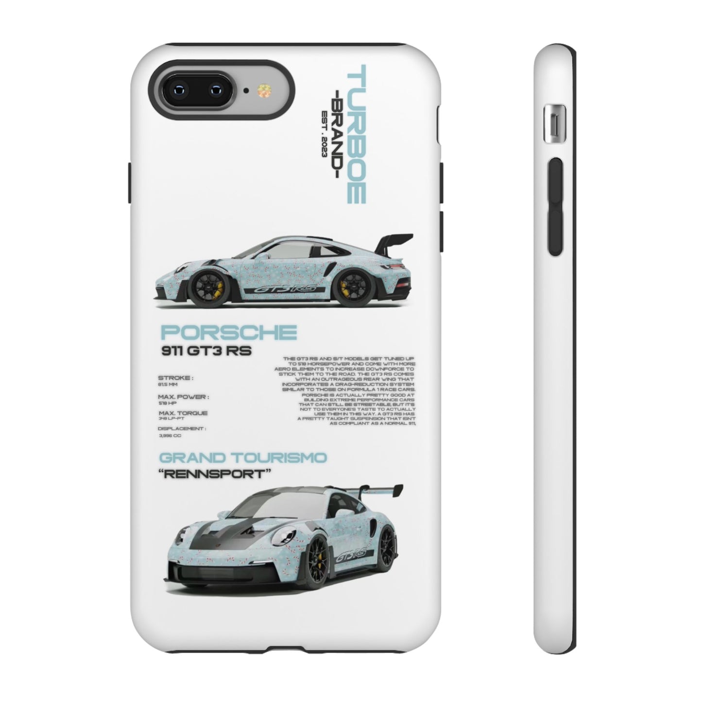 TURBOE PORSCHE GT3 RS PHONE CASES