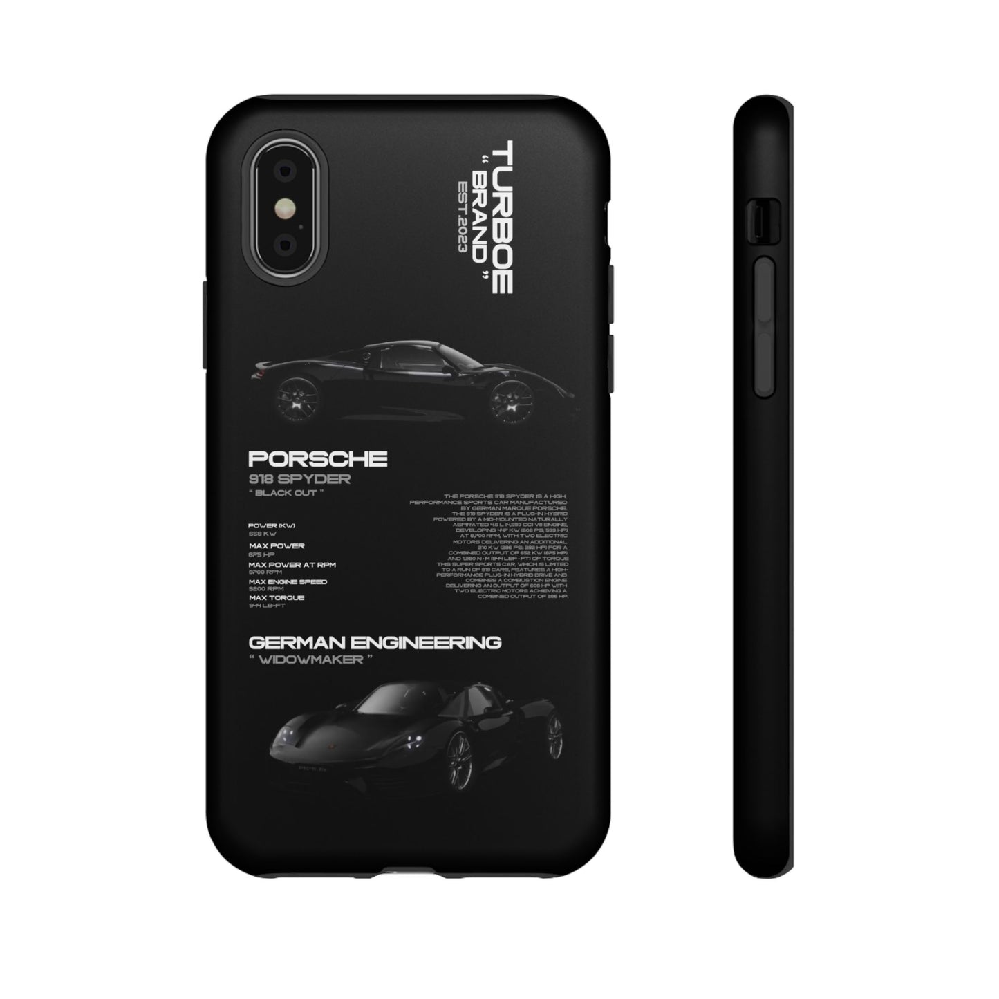 TURBOE PORSCHE SPYDER 918 PHONE CASES