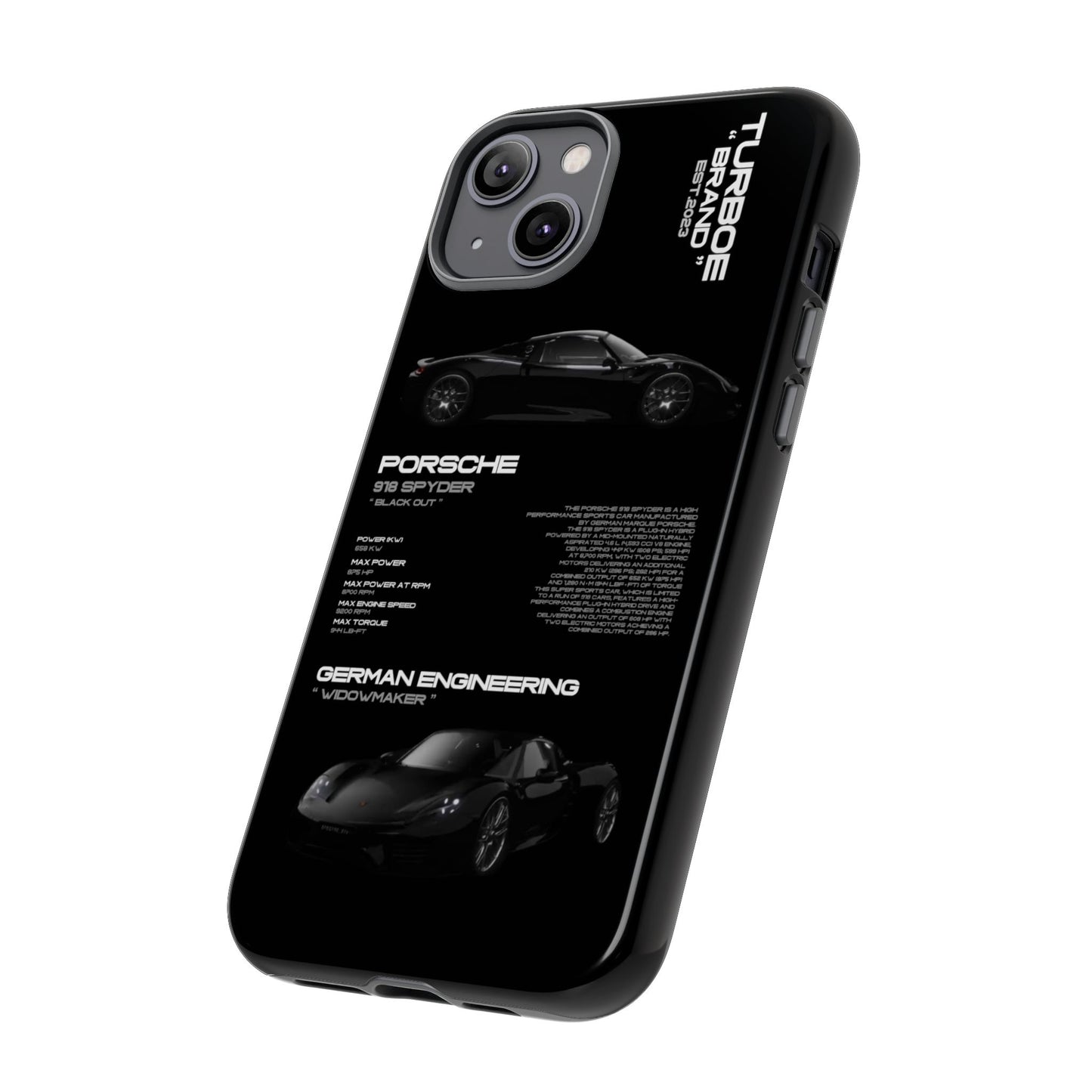 TURBOE PORSCHE SPYDER 918 PHONE CASES