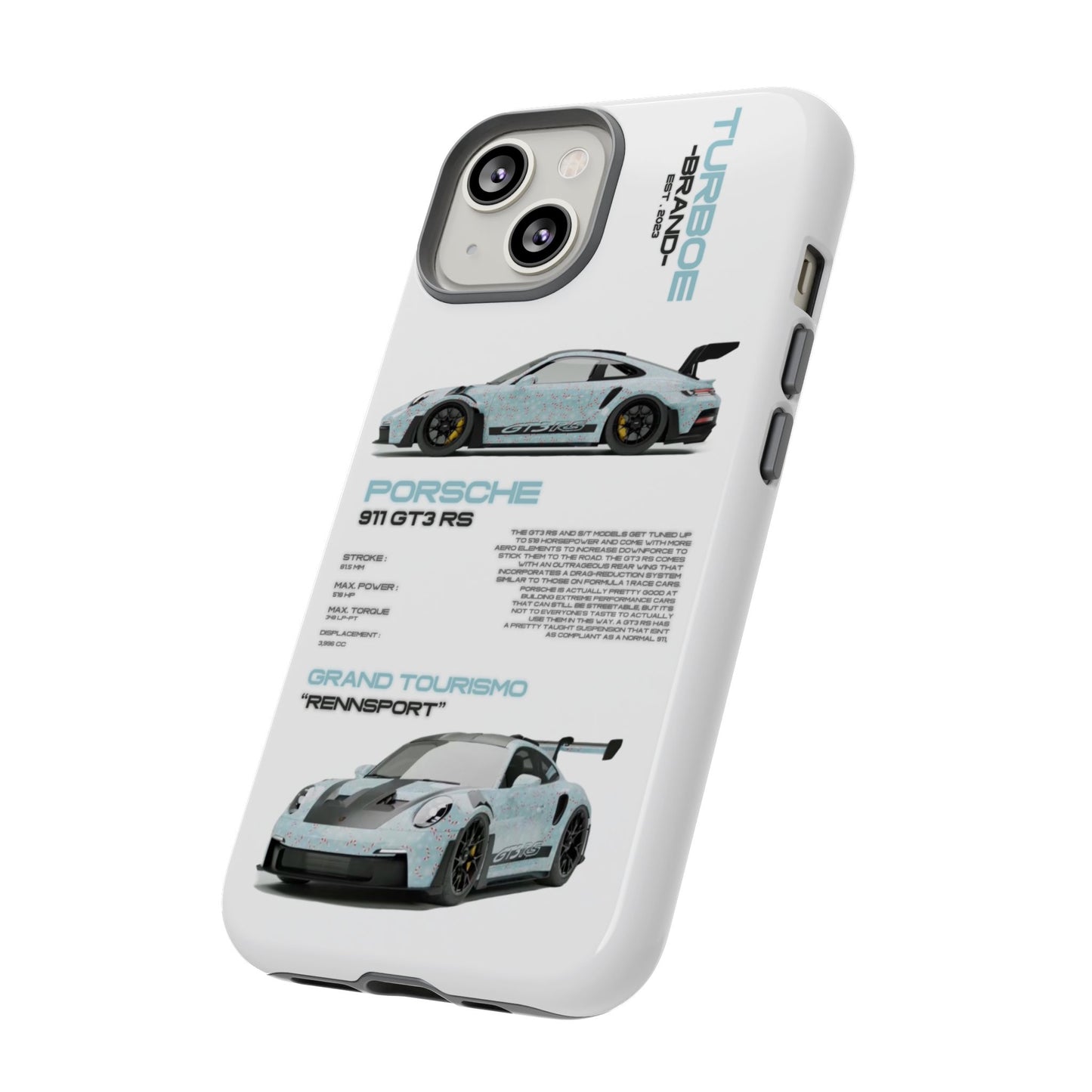 TURBOE PORSCHE GT3 RS PHONE CASES