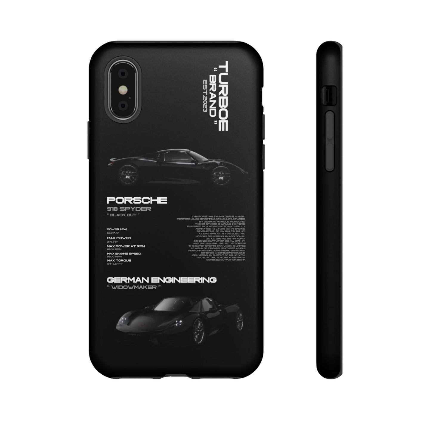 TURBOE PORSCHE SPYDER 918 PHONE CASES