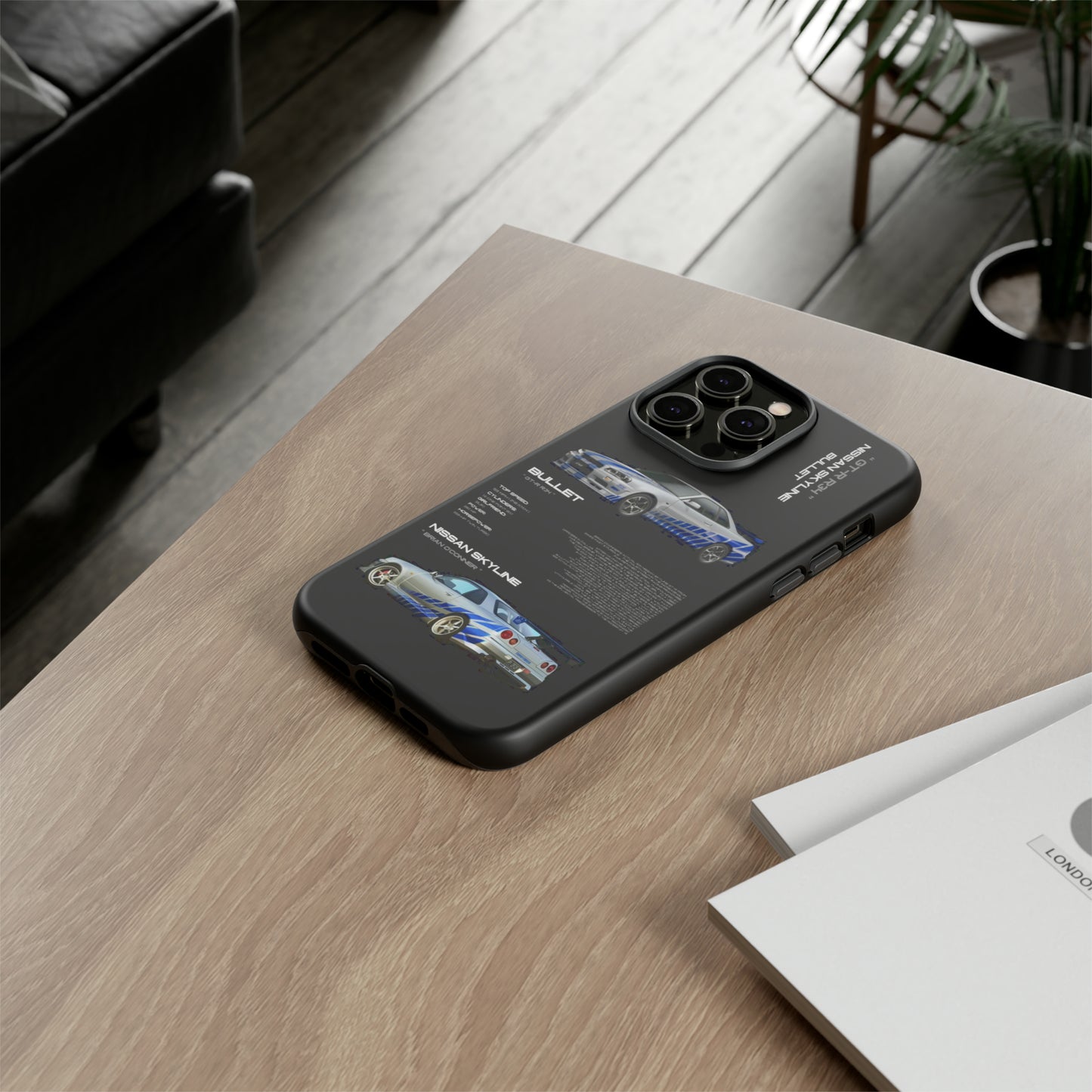 TURBOE BULLIT NISSAN GTR R34 PHONE CASES