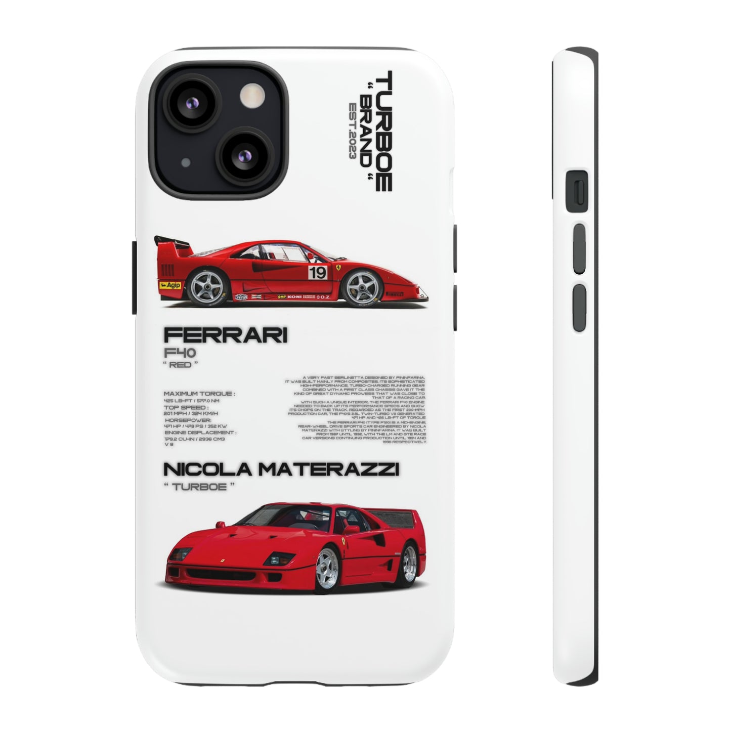 TURBOE FERRARI F40 PHONE CASES