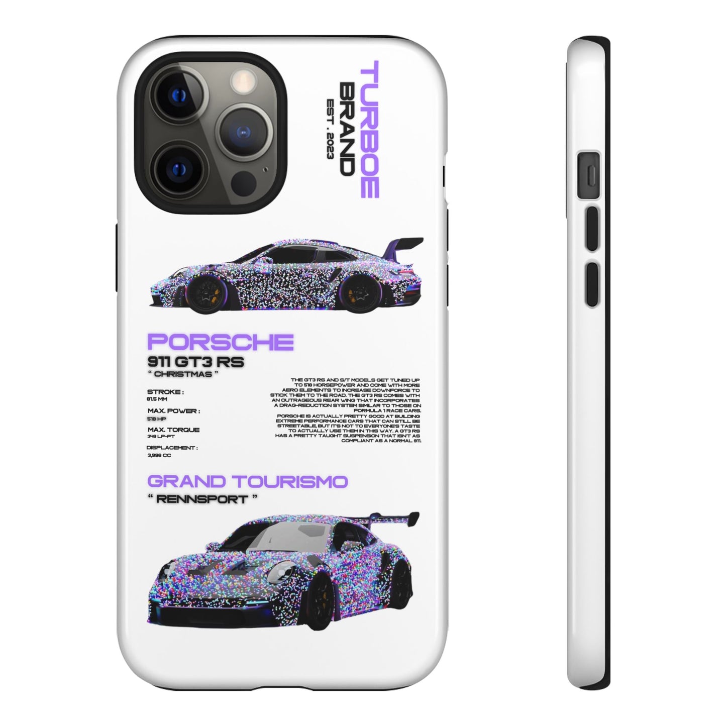 CHRISTMAS PORSCHE GT3 RS PHONE CASES