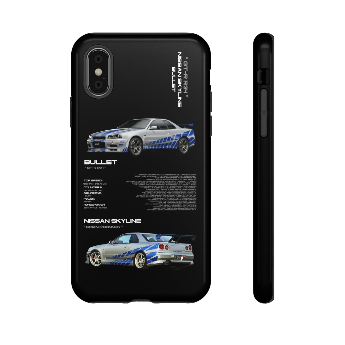 TURBOE BULLIT NISSAN GTR R34 PHONE CASES