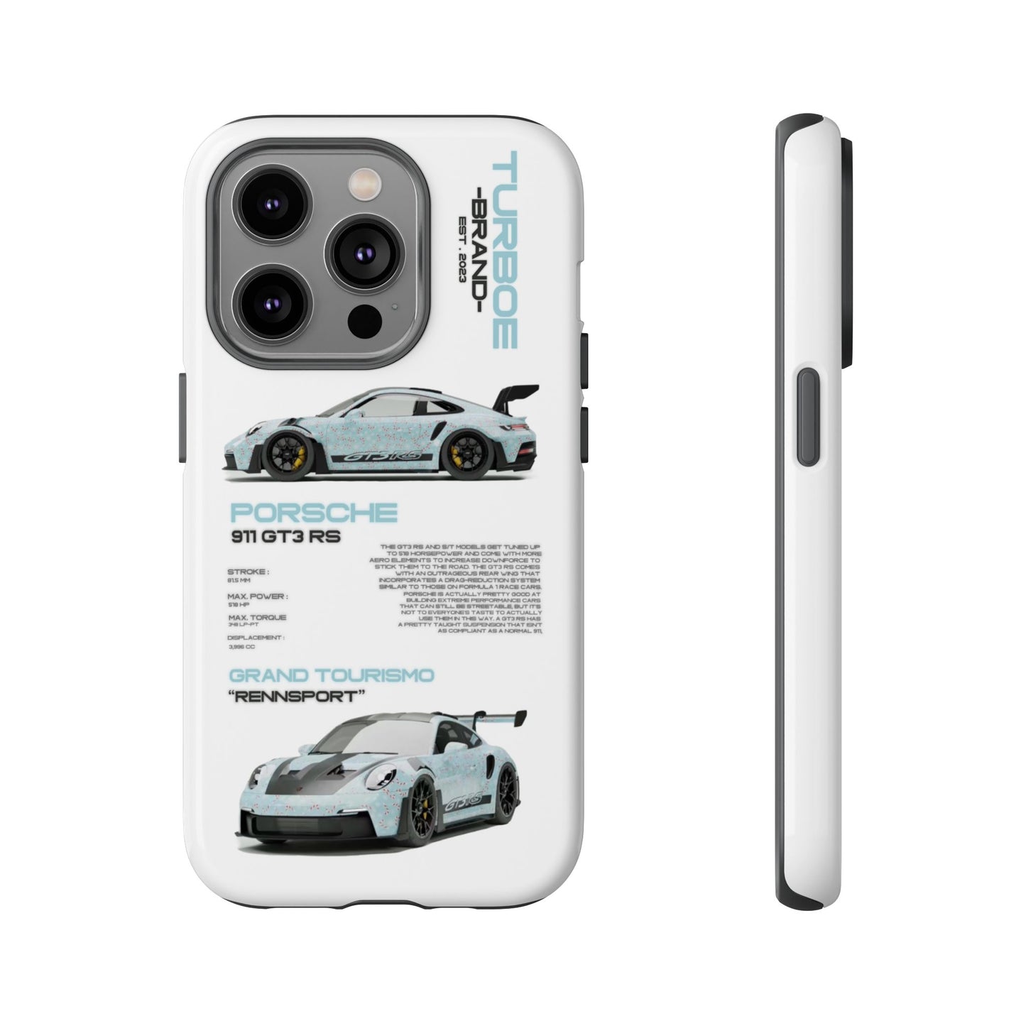 TURBOE PORSCHE GT3 RS PHONE CASES