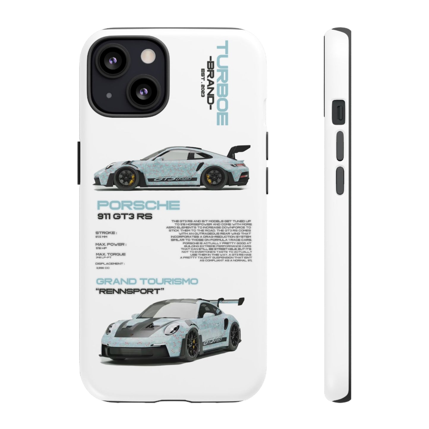 TURBOE PORSCHE GT3 RS PHONE CASES