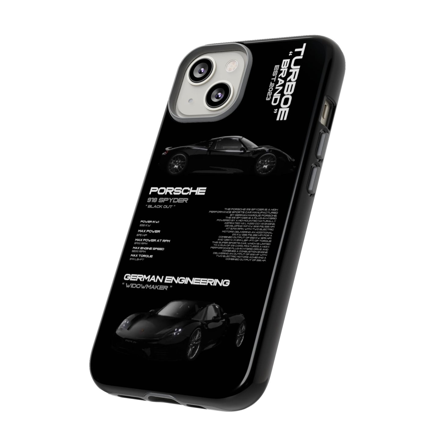 TURBOE PORSCHE SPYDER 918 PHONE CASES