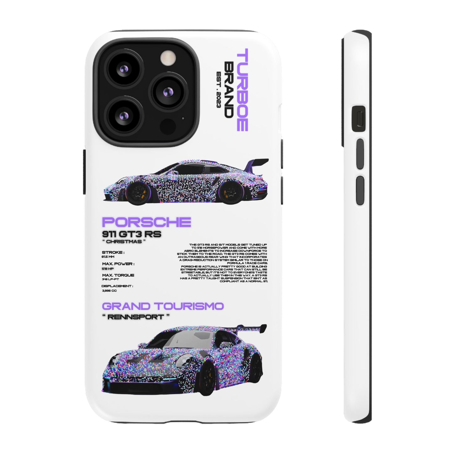 CHRISTMAS PORSCHE GT3 RS PHONE CASES