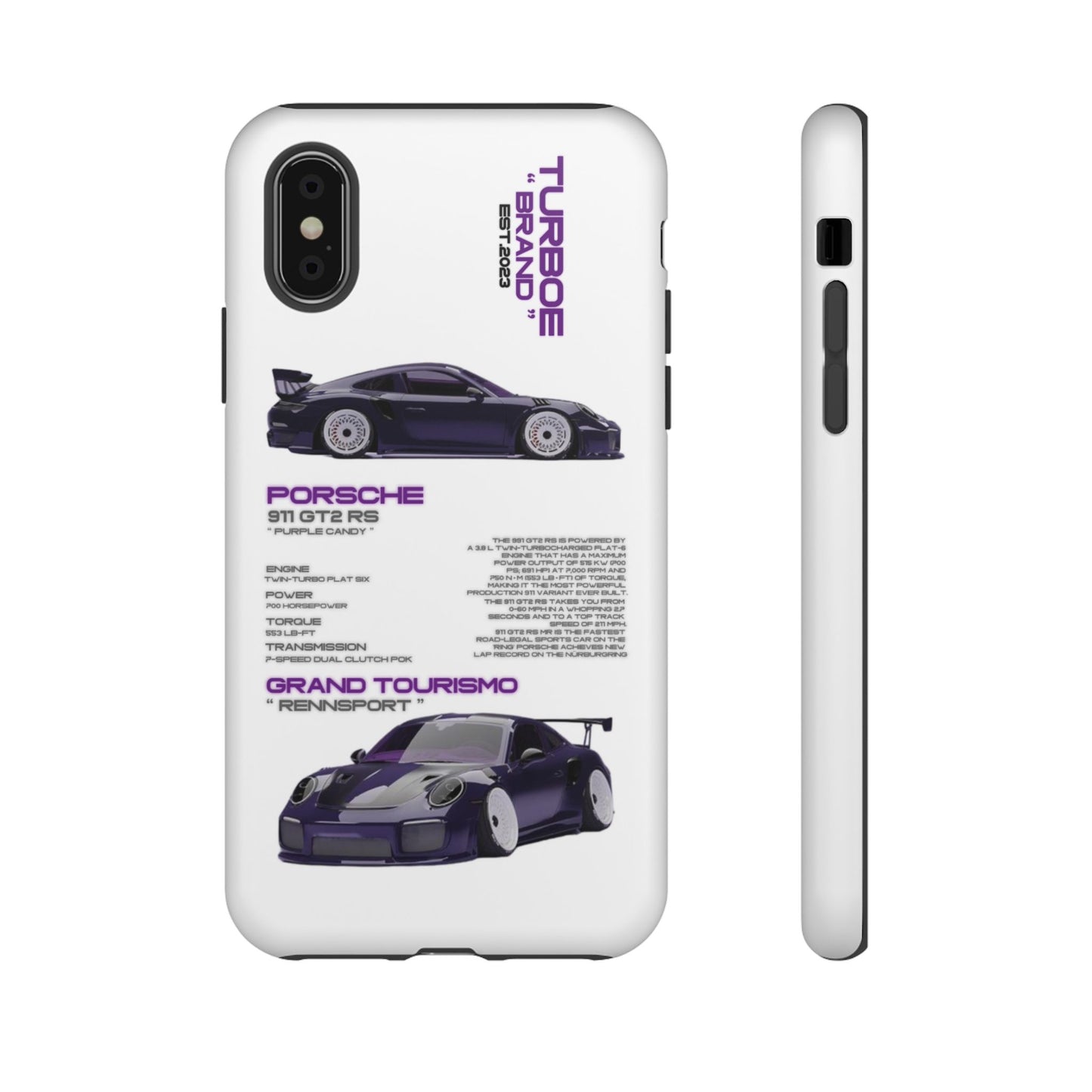 TURBOE PORSCHE GT2 RS PHONE CASES