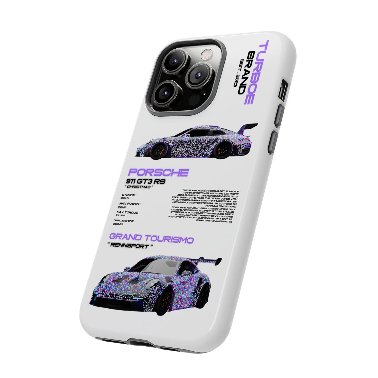 CHRISTMAS PORSCHE GT3 RS PHONE CASES