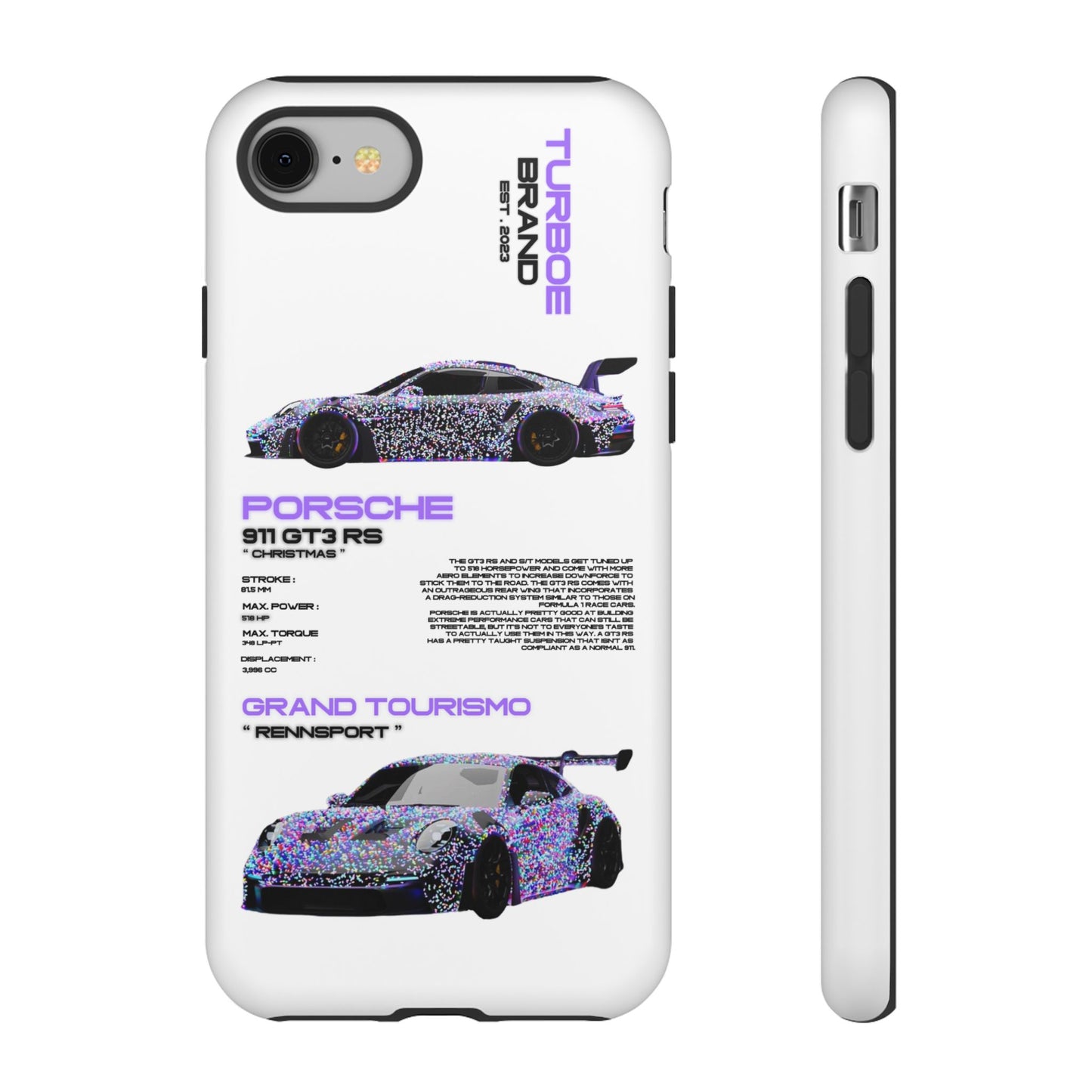 CHRISTMAS PORSCHE GT3 RS PHONE CASES