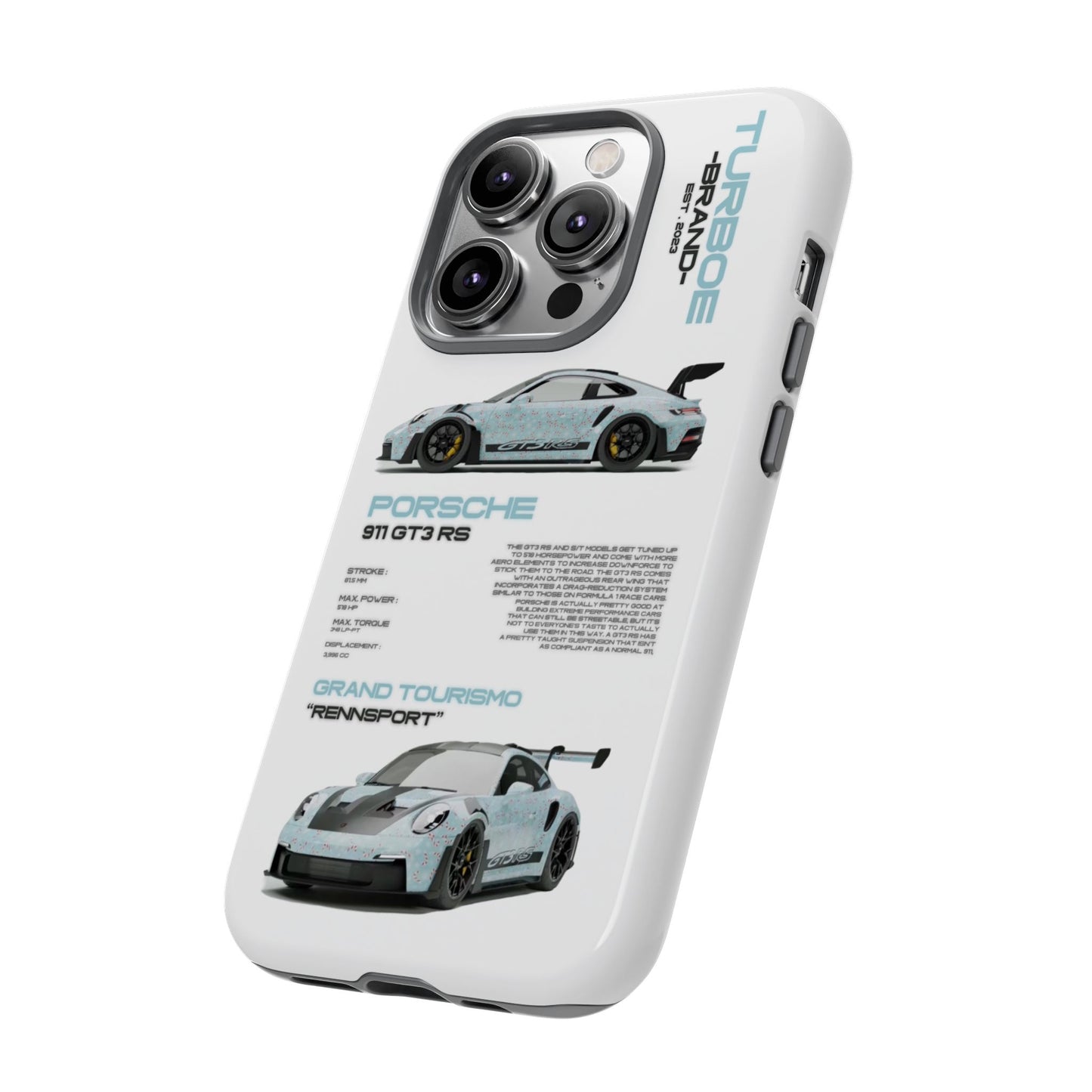 TURBOE PORSCHE GT3 RS PHONE CASES