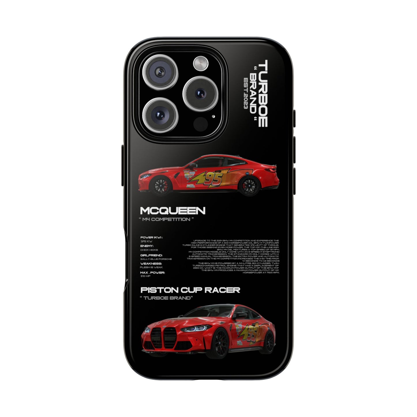 Turboe Speed Mcqueen Bmw Phone Cases