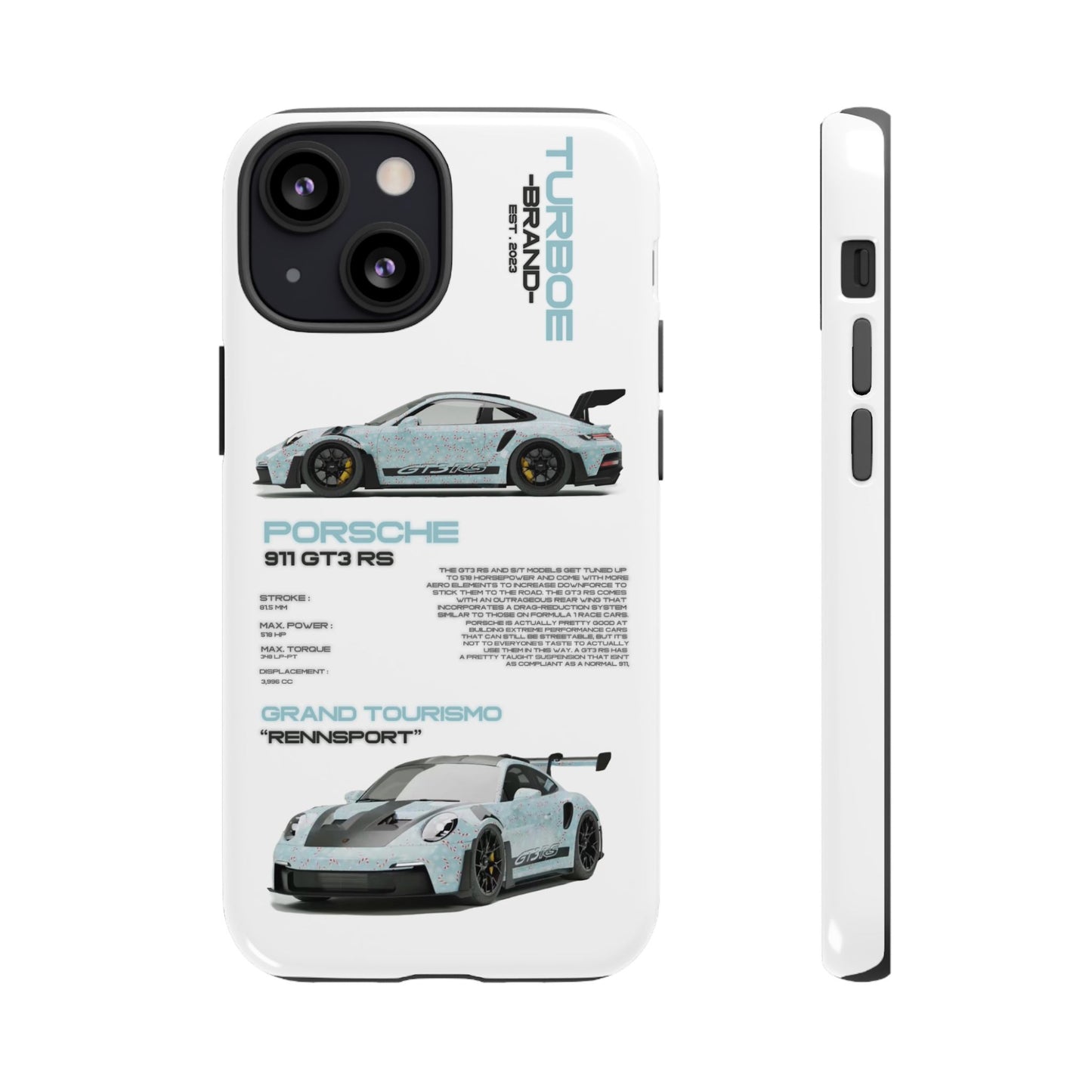 TURBOE PORSCHE GT3 RS PHONE CASES