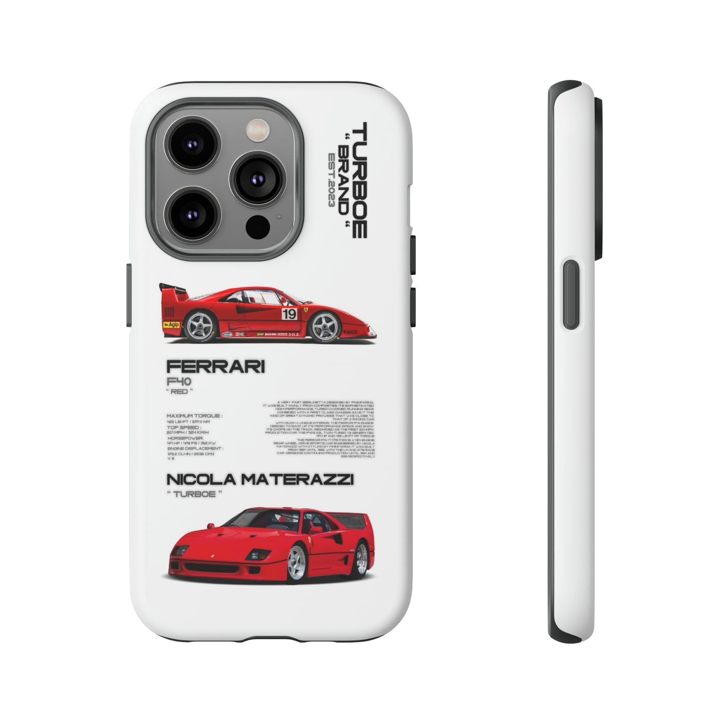 TURBOE FERRARI F40 PHONE CASES