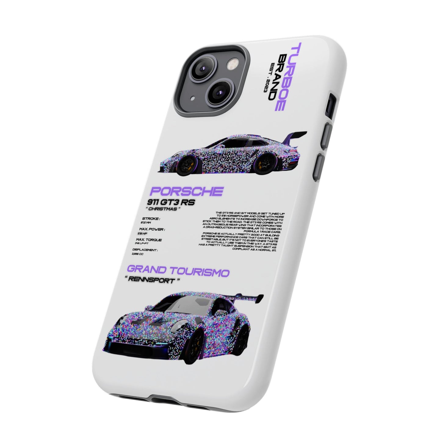 CHRISTMAS PORSCHE GT3 RS PHONE CASES